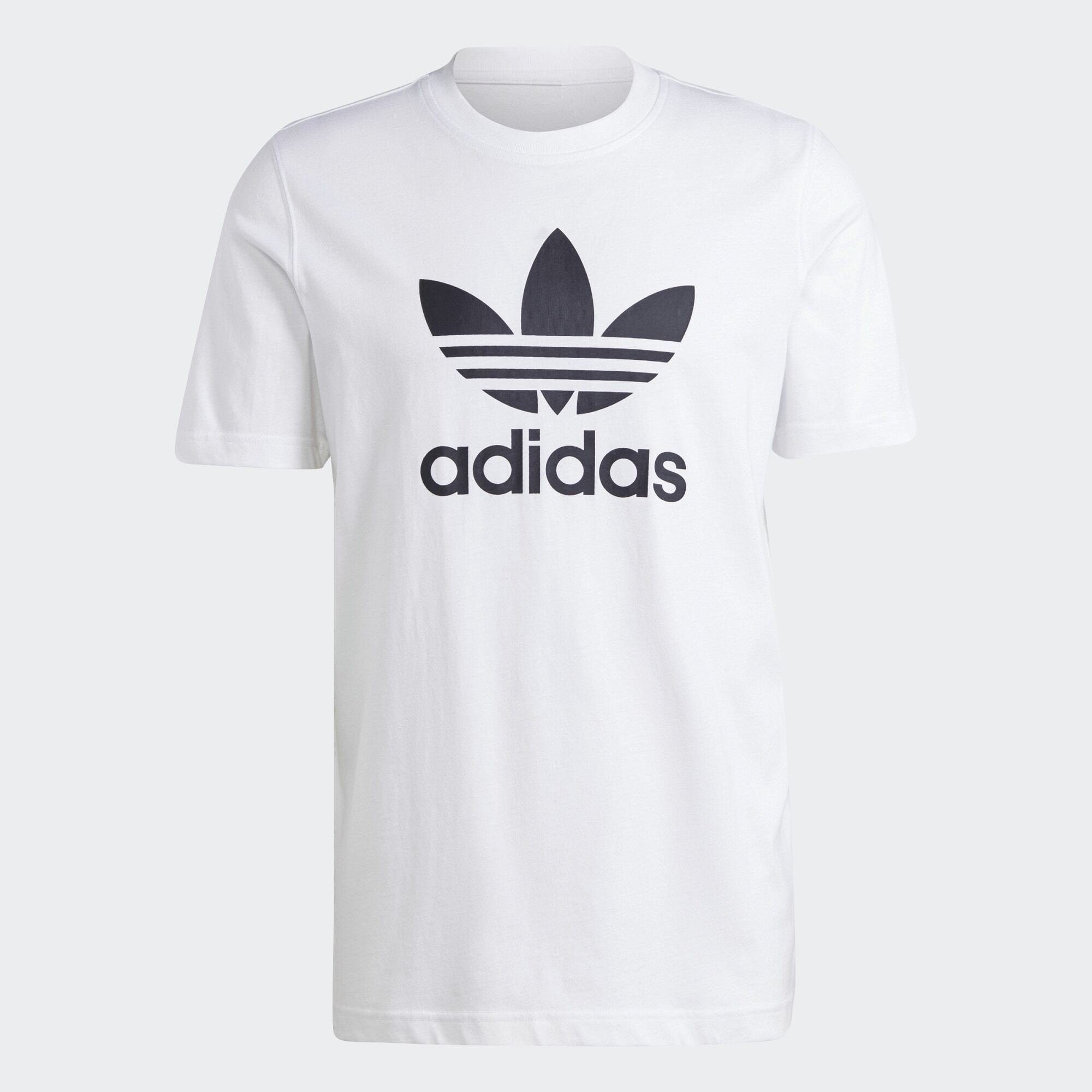 adidas / TREFOIL ADICOLOR White CLASSICS T-Shirt T-SHIRT Originals Black