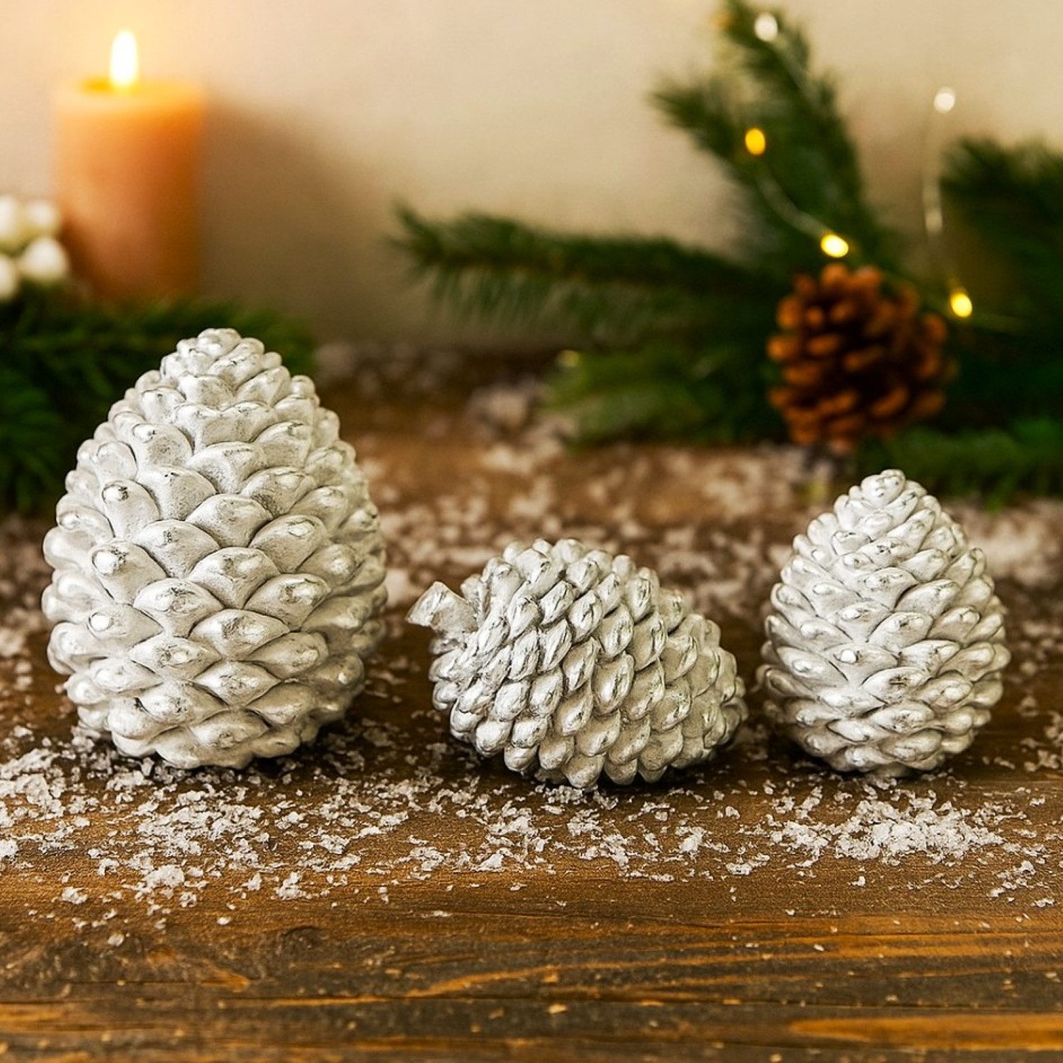 Online-Fuchs Dekoobjekt 3 Tannenzapfen in verschiedenen günstig online kaufen