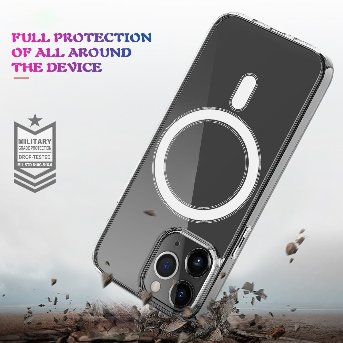 König Design Handyhülle Apple iPhone 15, Schutzhülle Case Cover Backcover Etuis Bumper