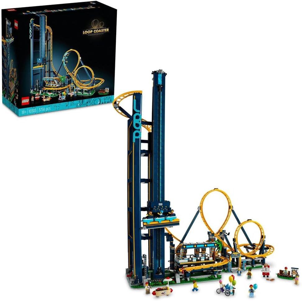Icons - Looping-Achterbahn (10303) Konstruktions-Spielset