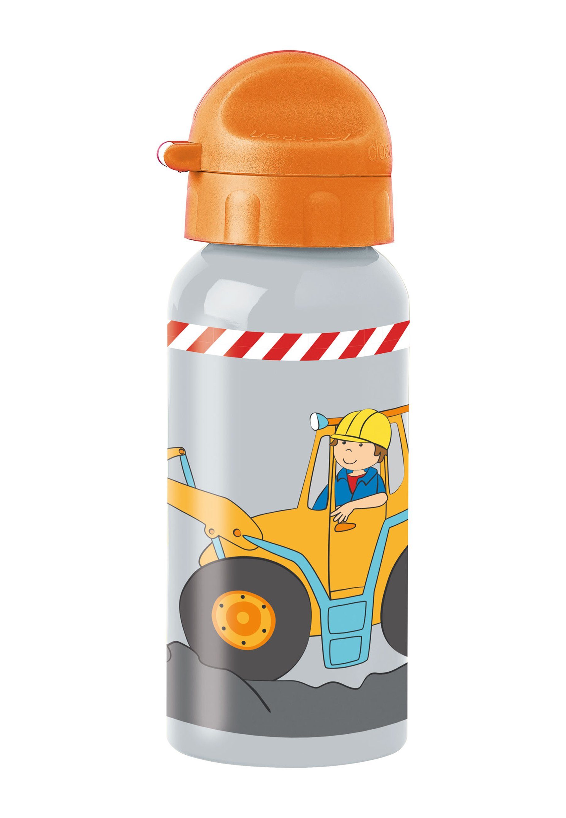 Trinkflasche 400 Sigikid Edelstahl Trinkflasche Trinkflasche grau ml Kinder