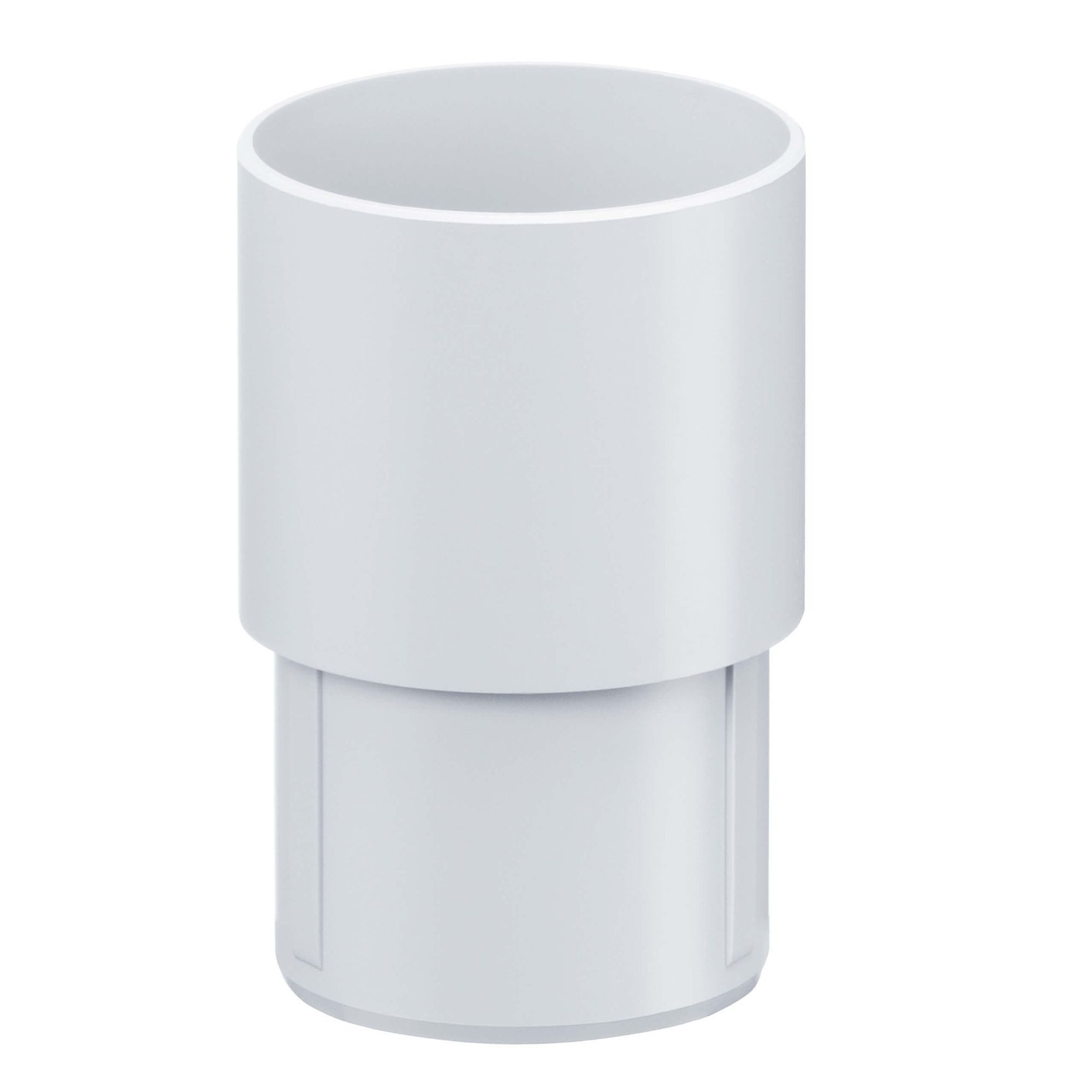 INEFA Regenfallrohr Verbinder für Fallrohre, (DN 50), Fallrohrmuffe, Verbindungsmuffe, Steckmuffe, Muffe für Fallrohre