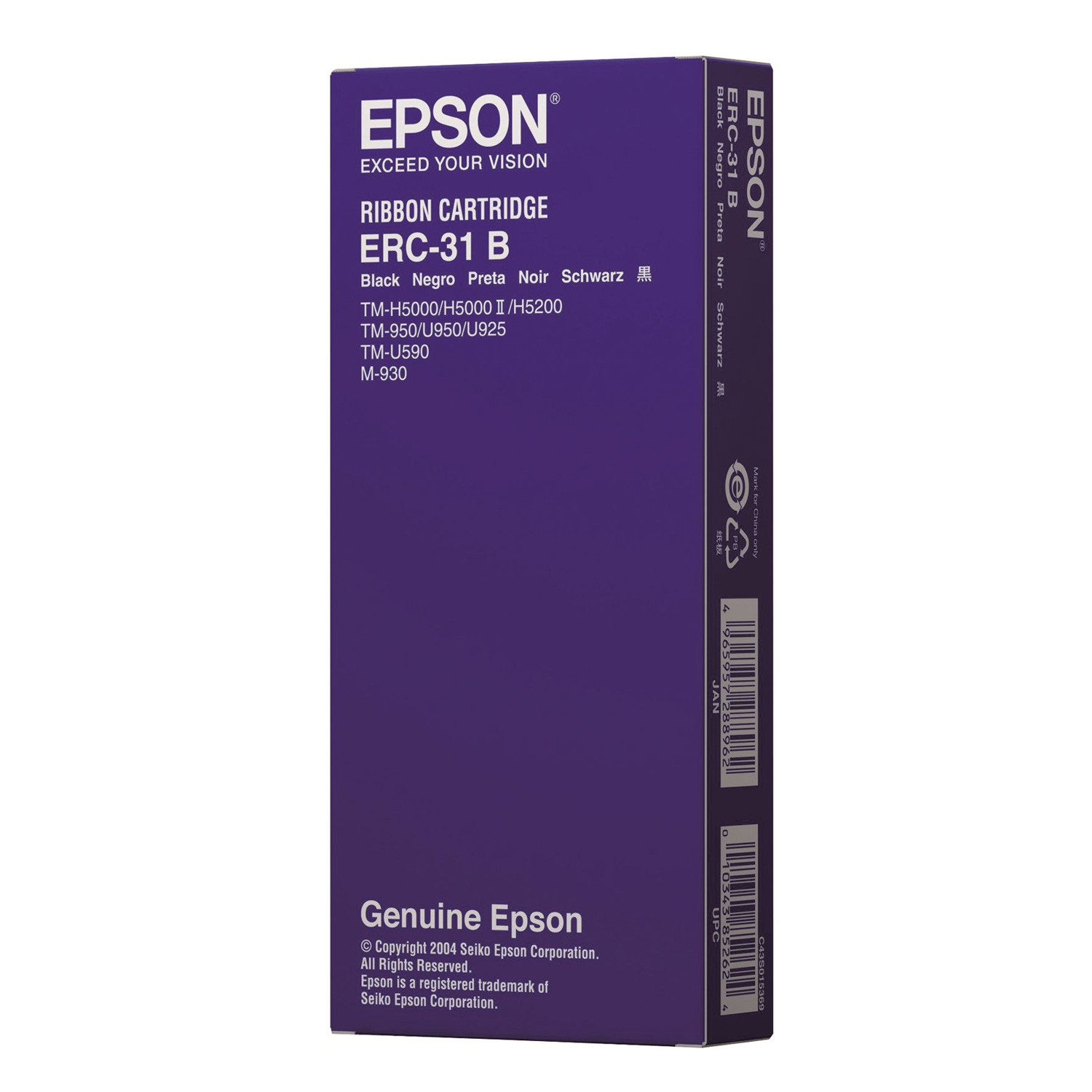 Epson Druckerband ERC-31 Farbband schwarz