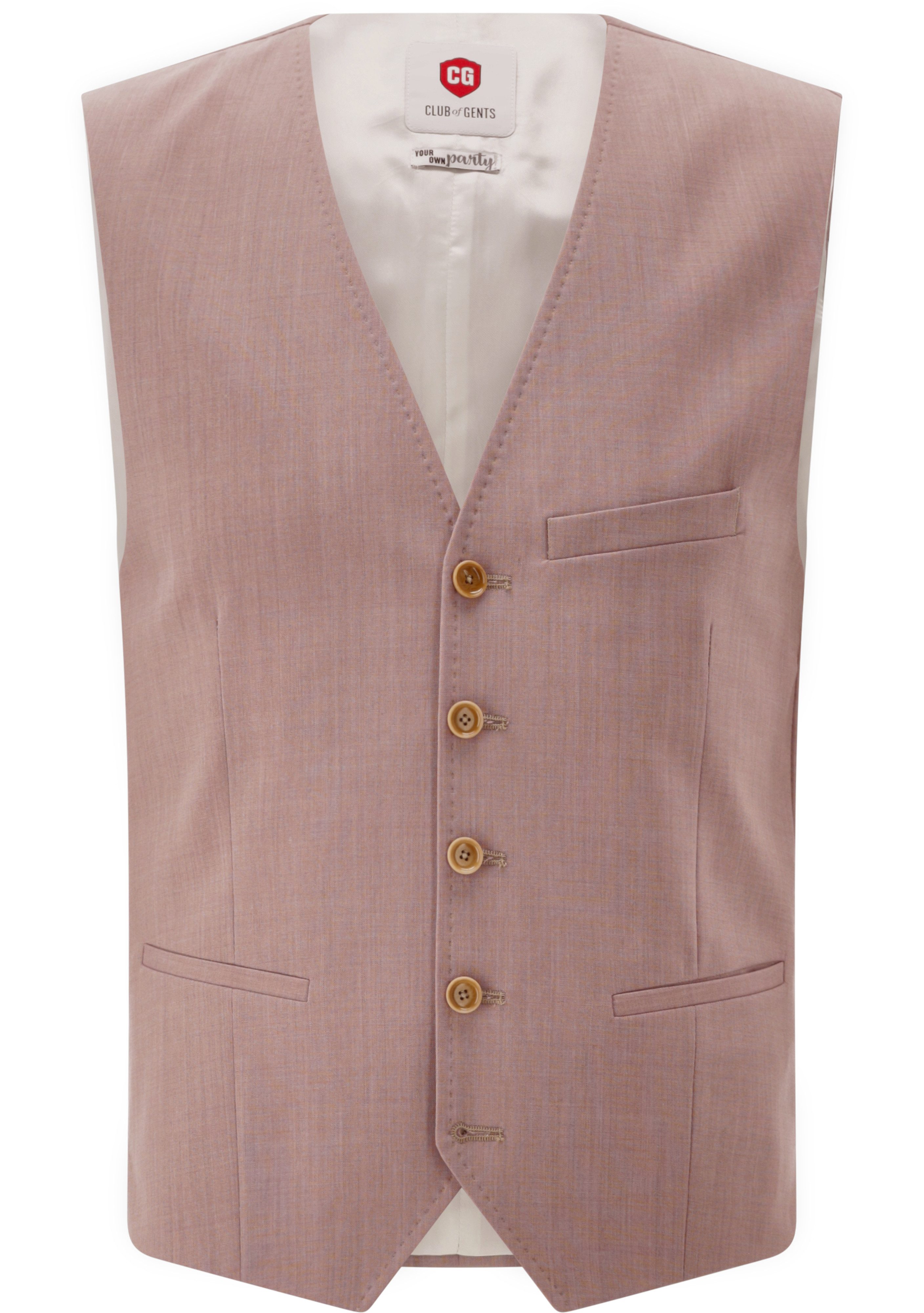 CG Club of Gents Anzugweste CG Plum