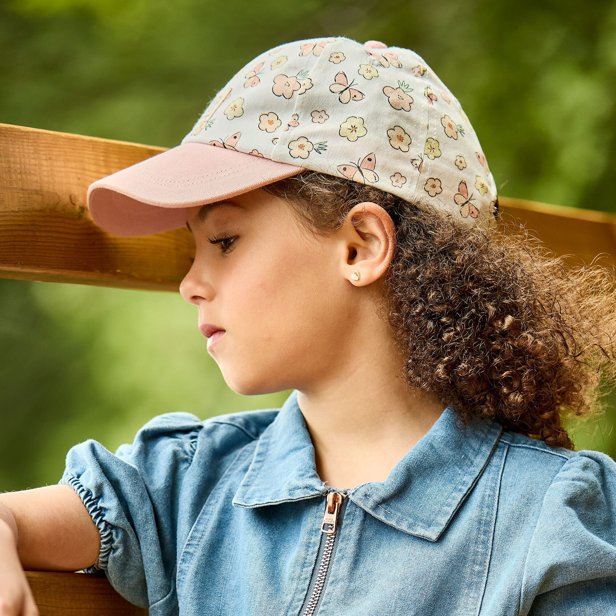 MAXIMO Baseball Cap MINI GIRL-Cap Schmetterlinge Klettverschluß (1-St)