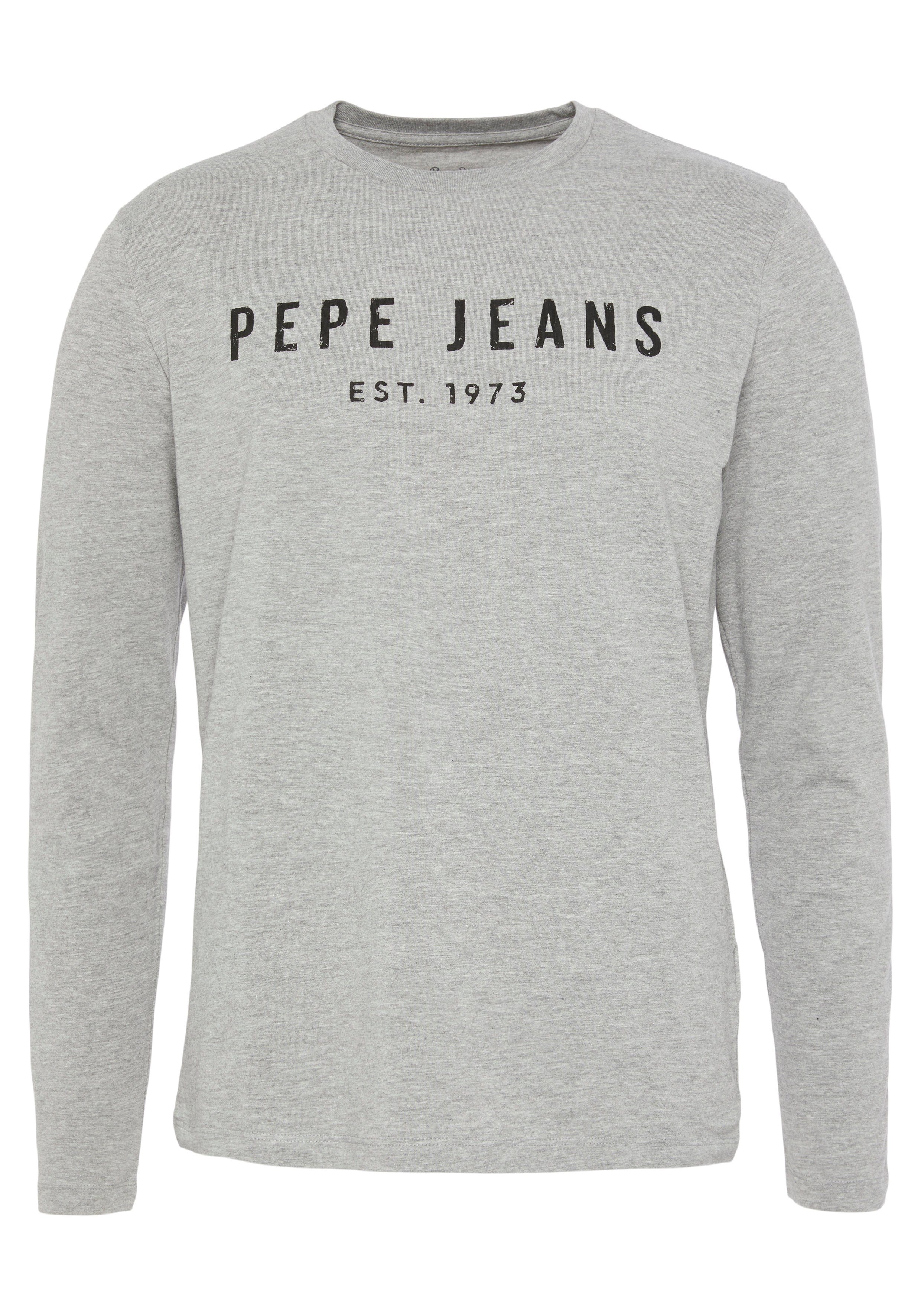 Pepe Langarmshirt grey marl Jeans