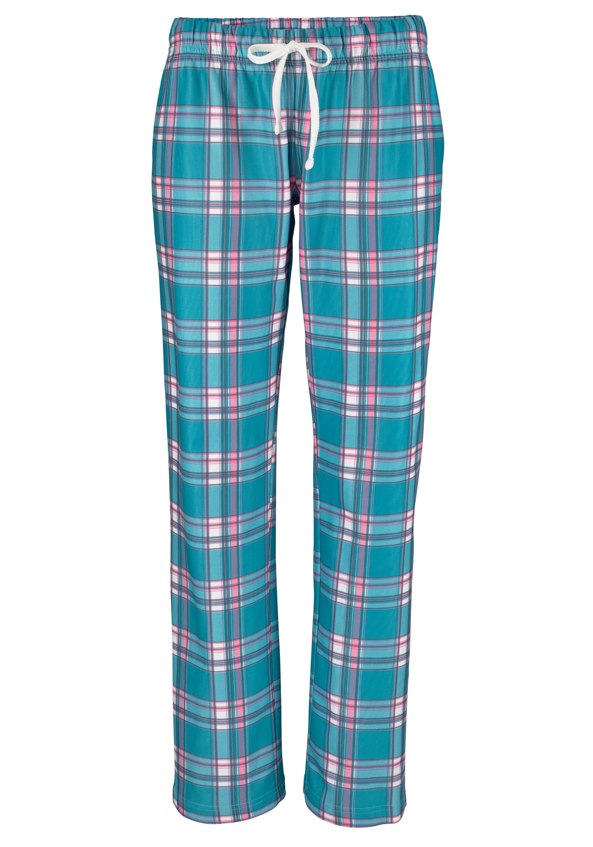 Arizona Pyjama (2 tlg., 1 mit Hose karierter Stück)