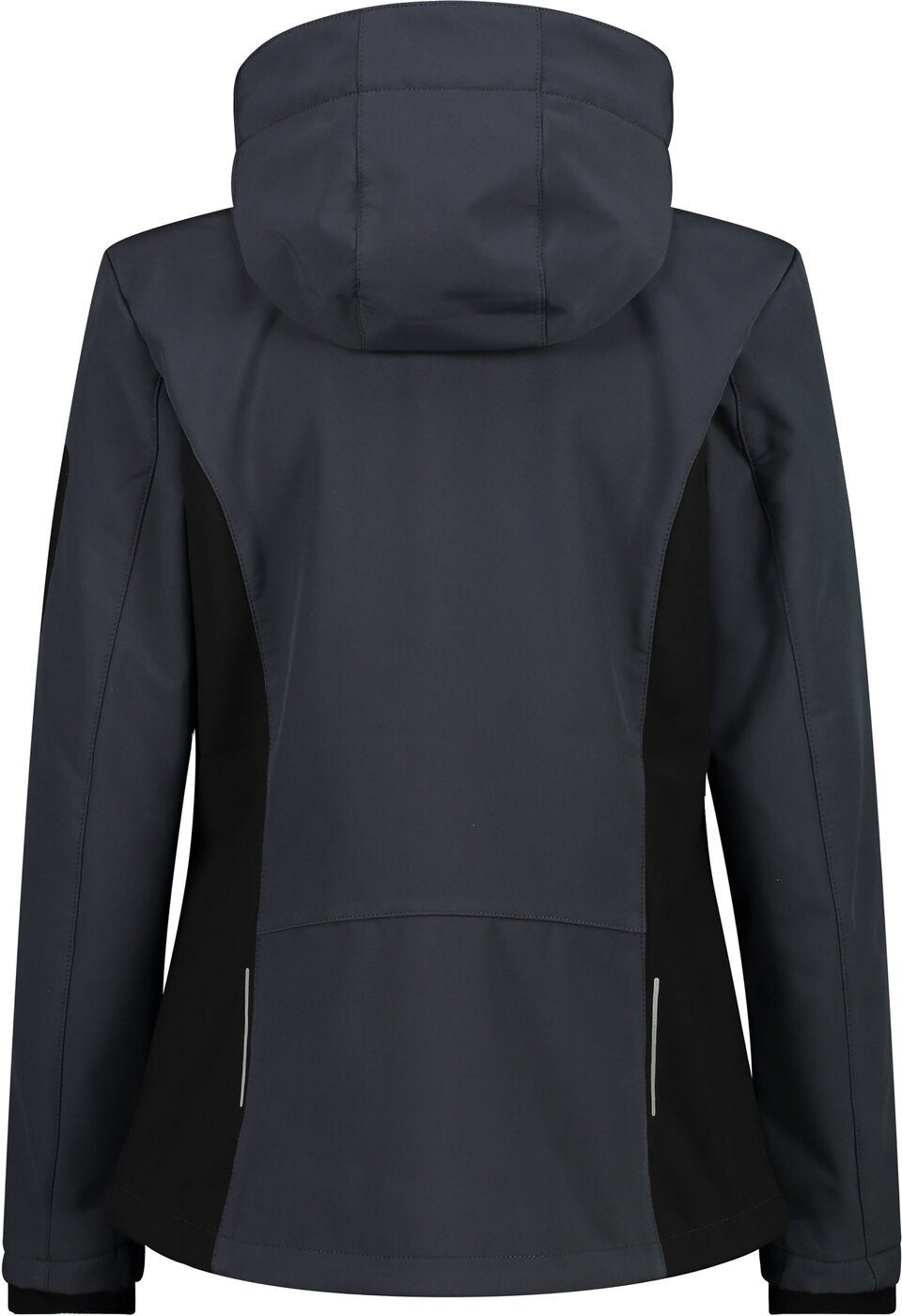 CMP JACKET TITANIO-NERO WOMAN ZIP Funktionsjacke HOOD