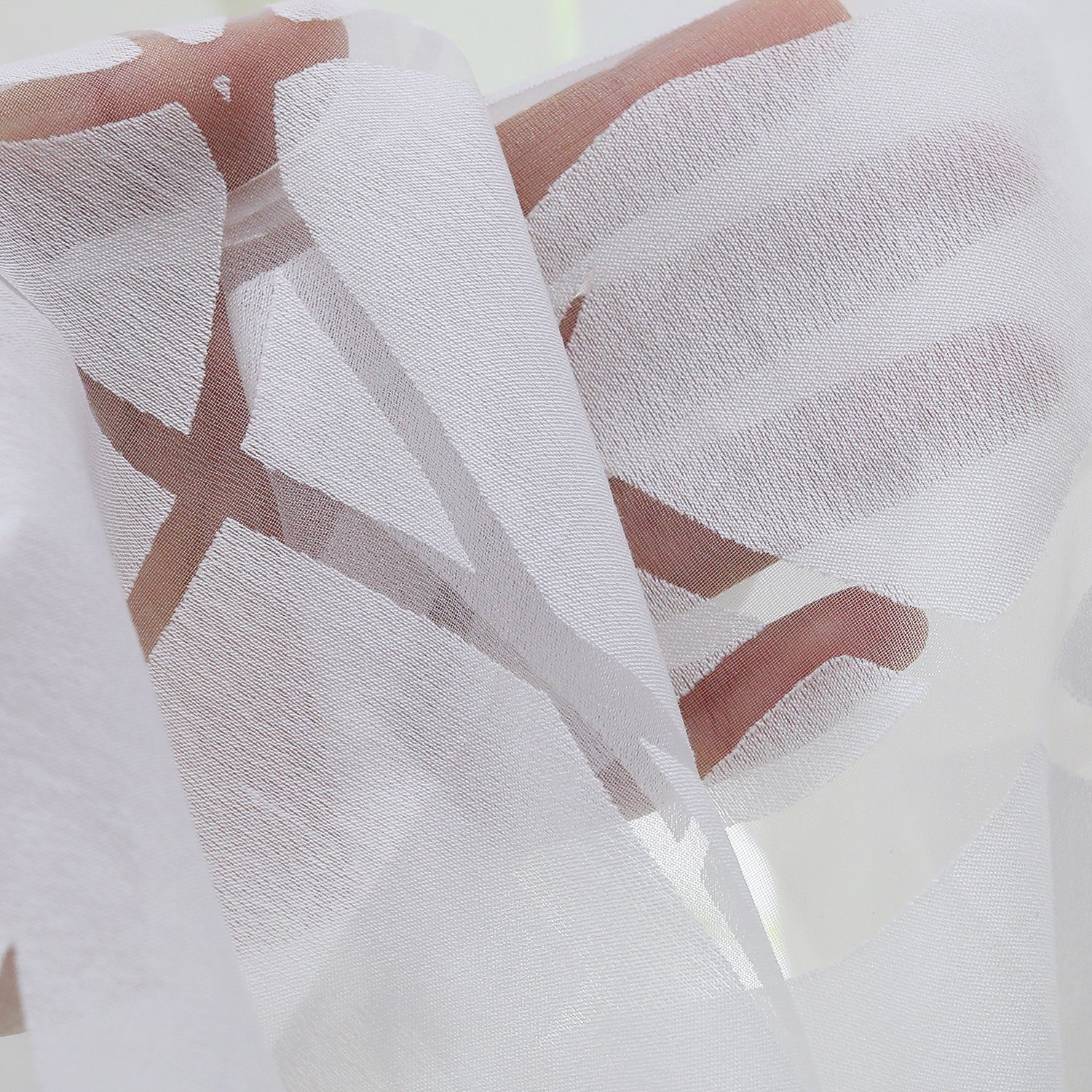 Joyswahl Schiebegardine Äste (2 St), Klettband, transparent, Ausbrenner Flä günstig online kaufen