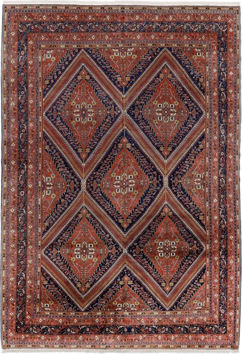 Orientteppich Ghashghai 349x502 Handgeknüpfter Orientteppich / Perserteppich, Nain Trading, rechteckig, Höhe: 12 mm