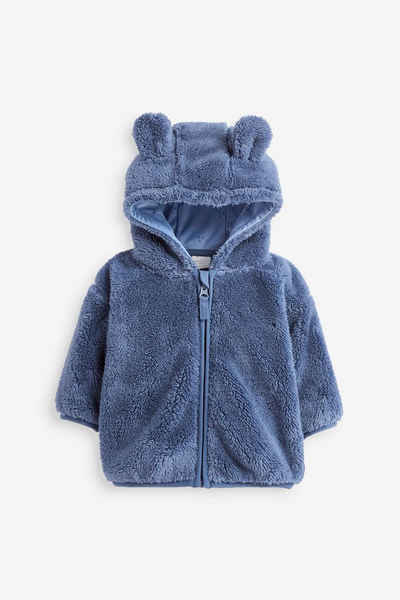 Next Fleecejacke Baby Kuschelige Fleece-Jacke mit Bärmotiv (1-St)