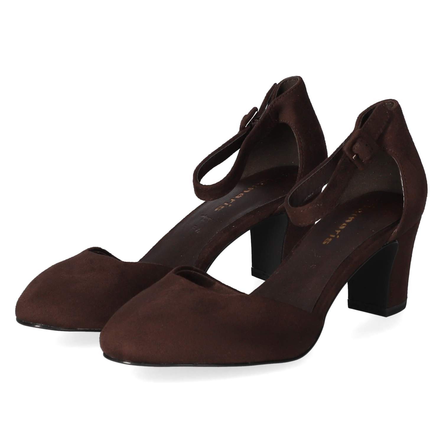 Tamaris Tamaris 1-24412-41-304 Damen Textil brown Keilpumps