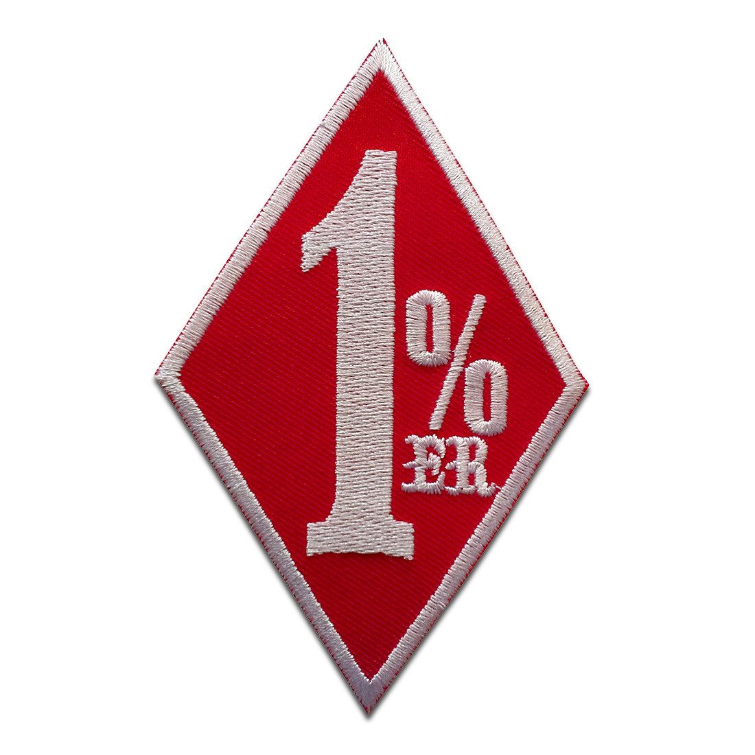 Catch the Patch Aufnäher Bügelbild, Aufbügler, Applikationen, Patches, Flicken, zum aufbügeln, Polyester, einprozenter 1% er Biker - Größe: unterschiedliche Größen