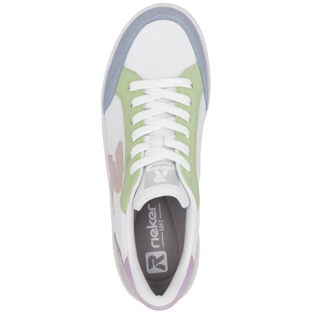 Rieker 41909 Damen Sneaker Turnschuhe, Sportschuhe, Freizeitschuhe, Halbschuhe, Schnürschuhe