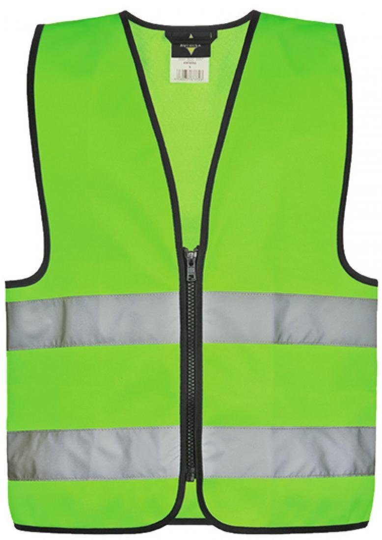 korntex Warnweste Kinder Safety Vest for Kids with Zipper EN1150