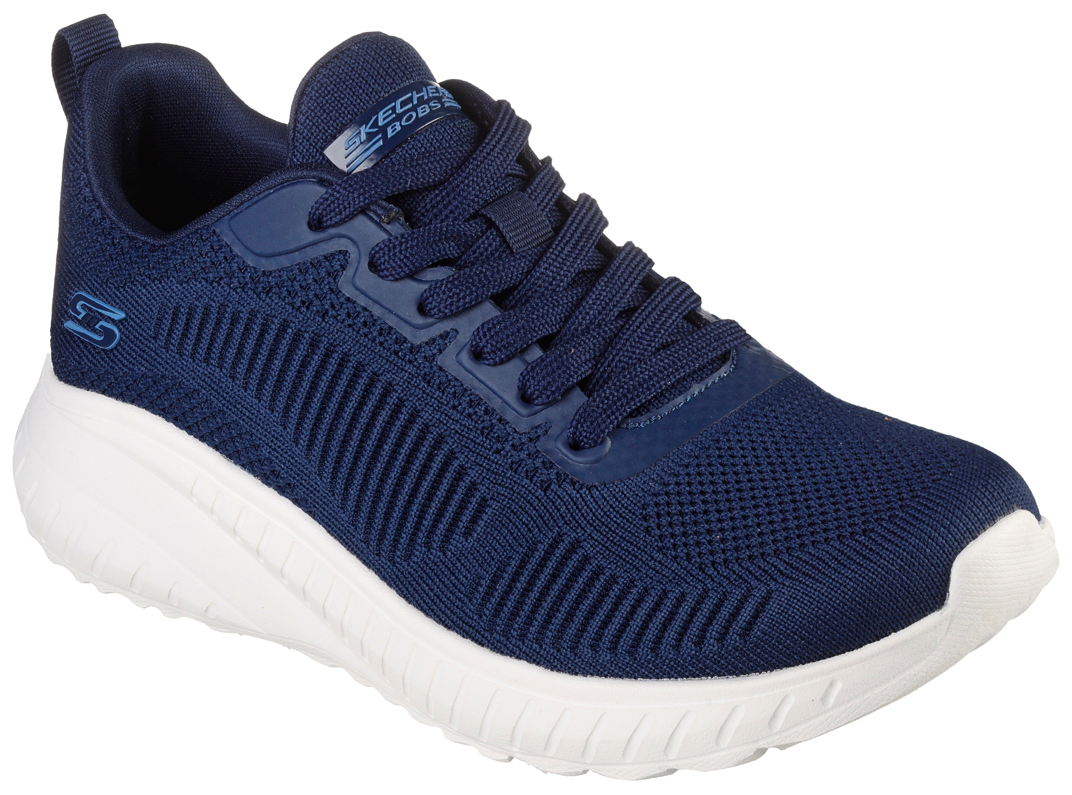 Skechers BOBS SQUAD CHAOS FACE OFF Sneaker mit komfortabler Innensohle navy