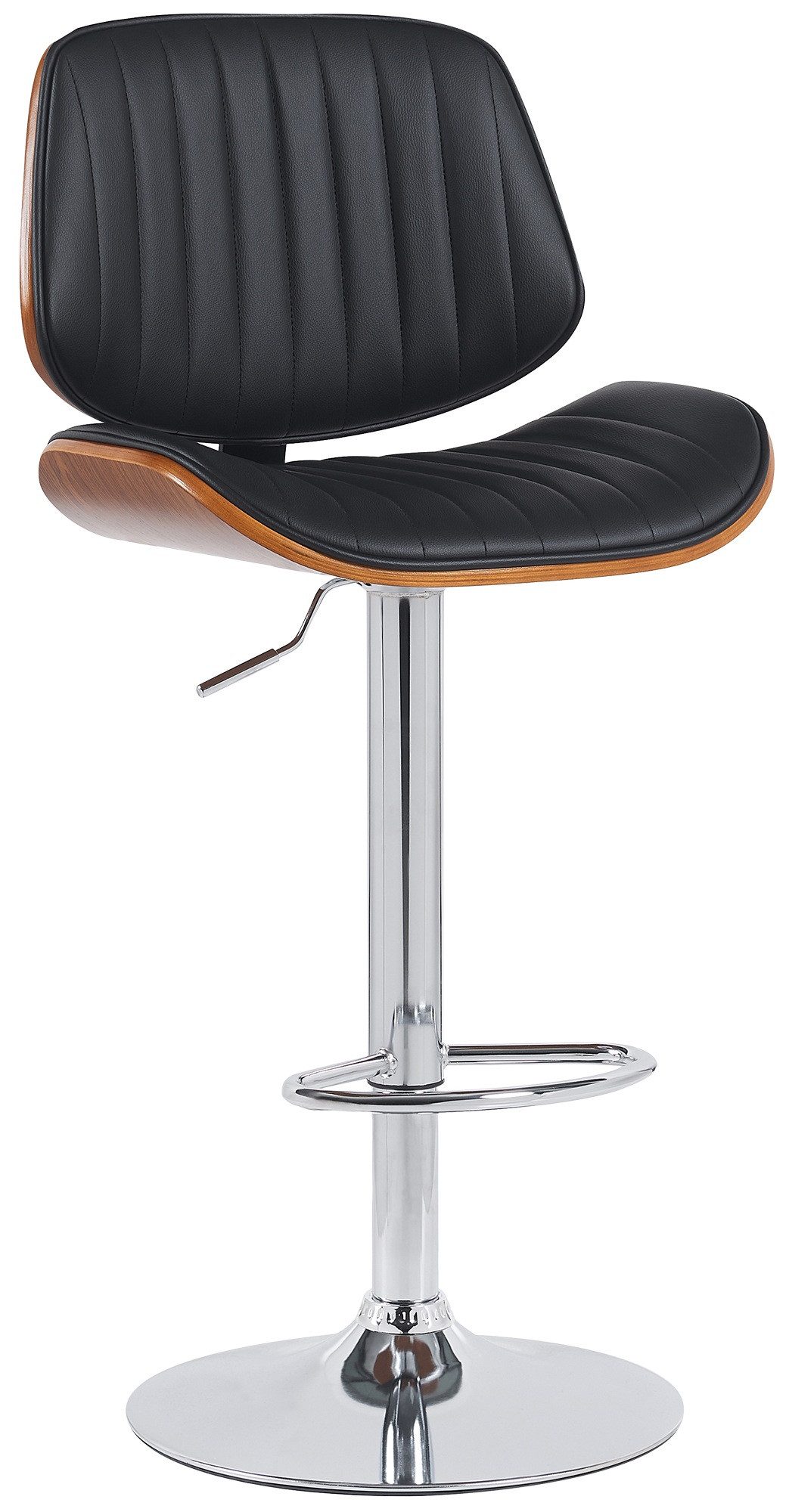 CLP Barhocker Clawson, Kunstlederbezug, Bugholzrahmen, Metallgestell günstig online kaufen