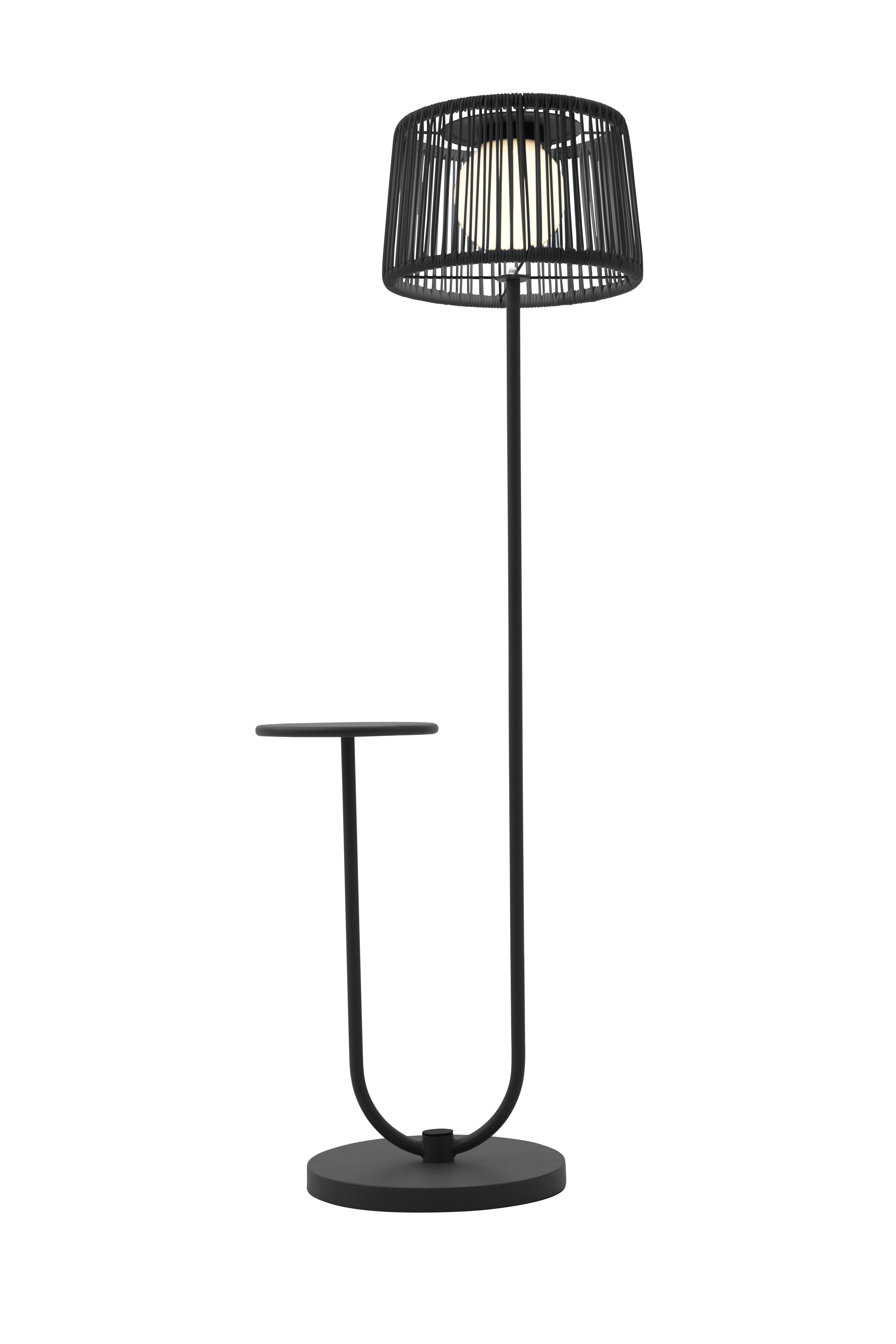 Leco LED Außen-Stehlampe Stehleuchte mit Ablagetisch, günstig online kaufen