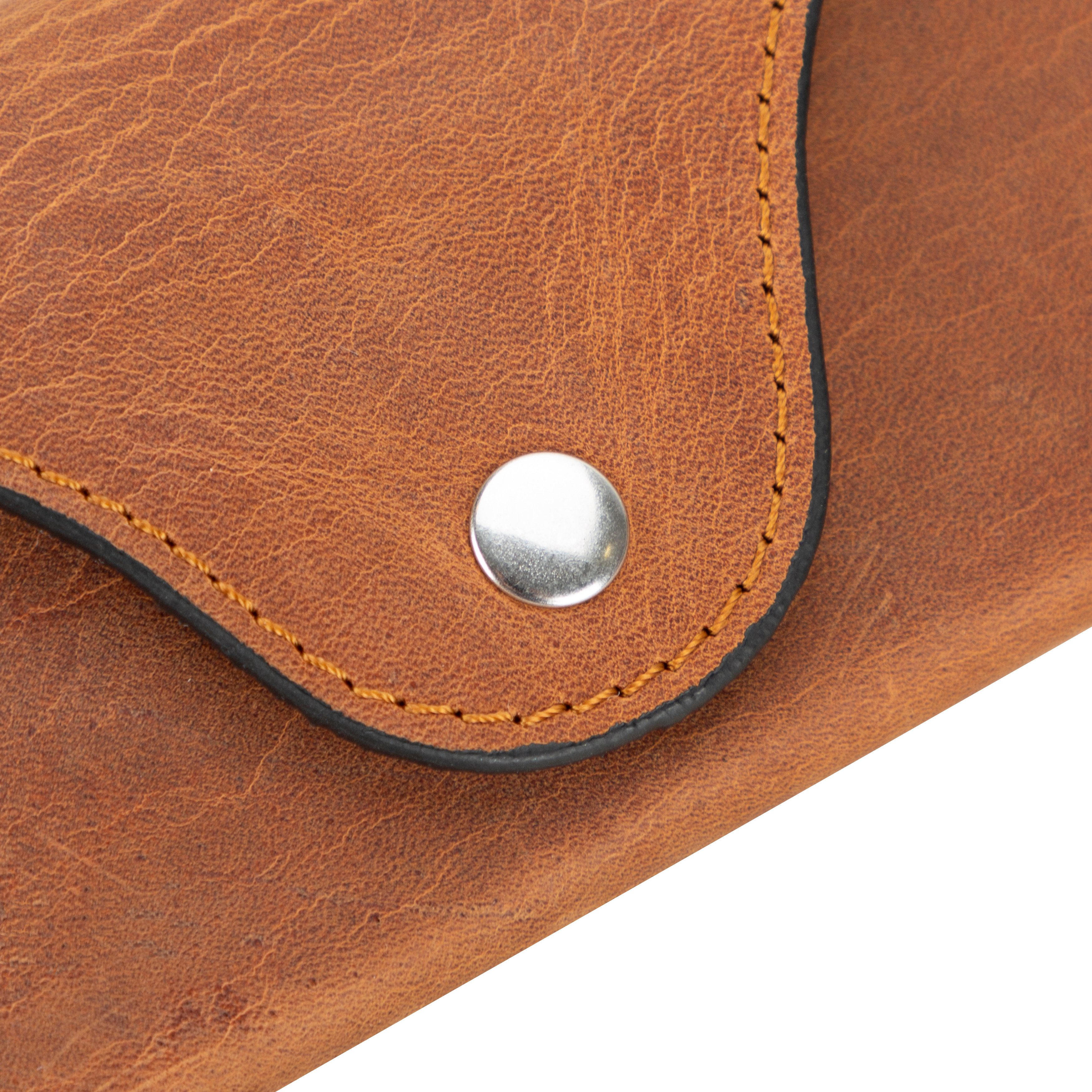 Renna Leather Brillenetui Faltbares Leder Brillenetui