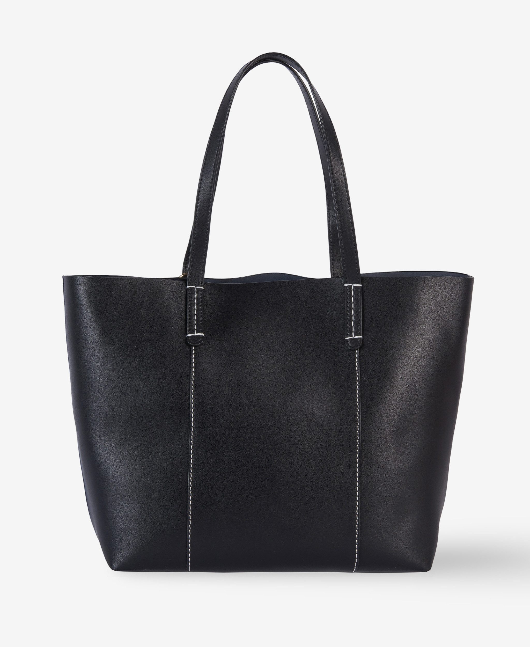 GLAMIRA Schultertasche DailyCompanion Schwarze Schultertasche (1-tlg), echt Leder, mit herausnehmbarer Innentasche