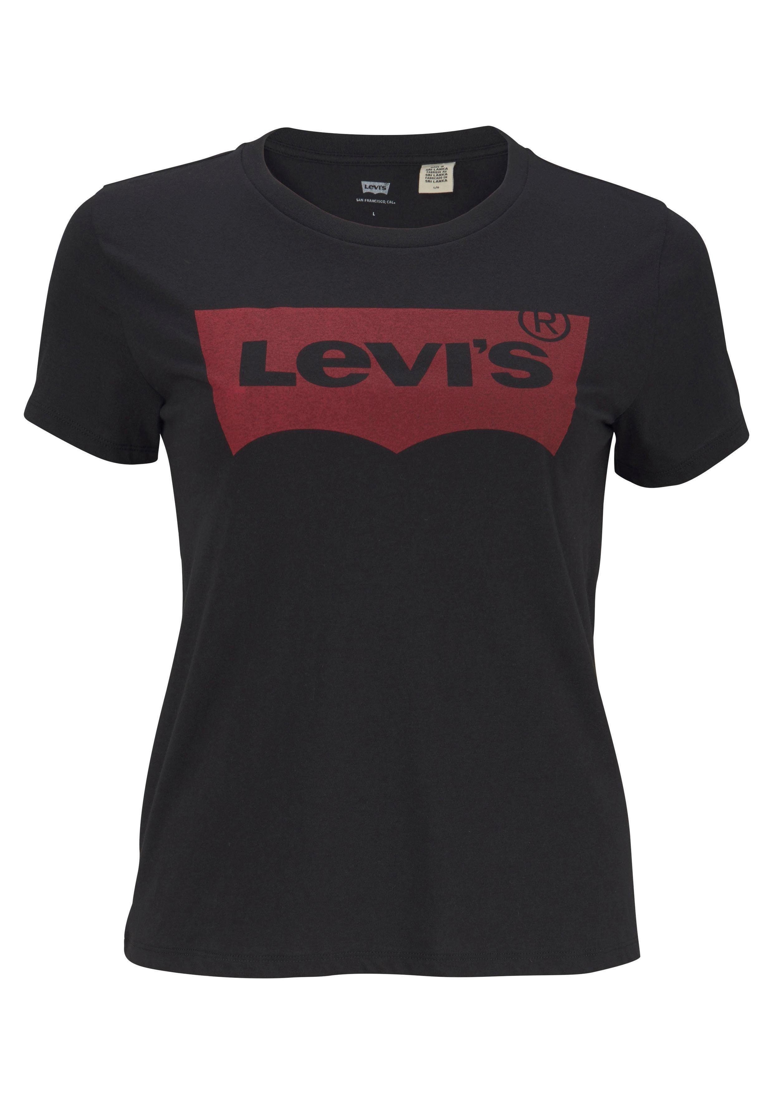 Levi's® Plus T-Shirt jet Perfect Batwing-Logo mit black Tee
