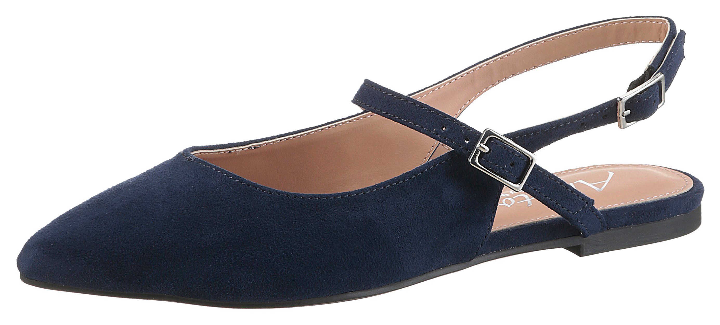 Aniston SHOES Slingpumps Flat, Sommerschuh, Riemchensandale günstig online kaufen