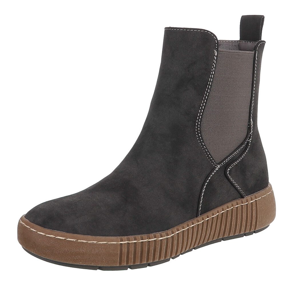 Ital-Design Chelsea-Boots mit elastischen Einsätzen für Damen Stiefelette ( günstig online kaufen