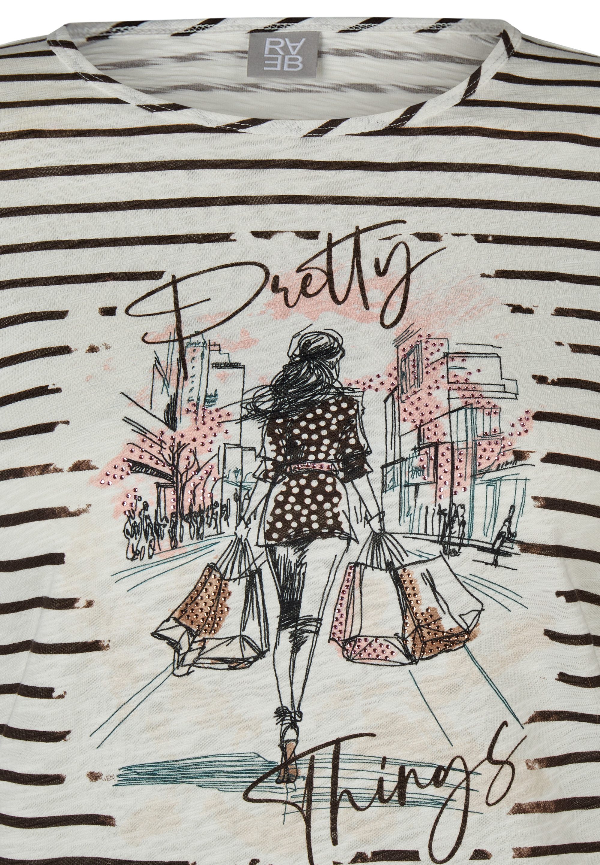 Rabe 3/4-Arm-Shirt mit Print