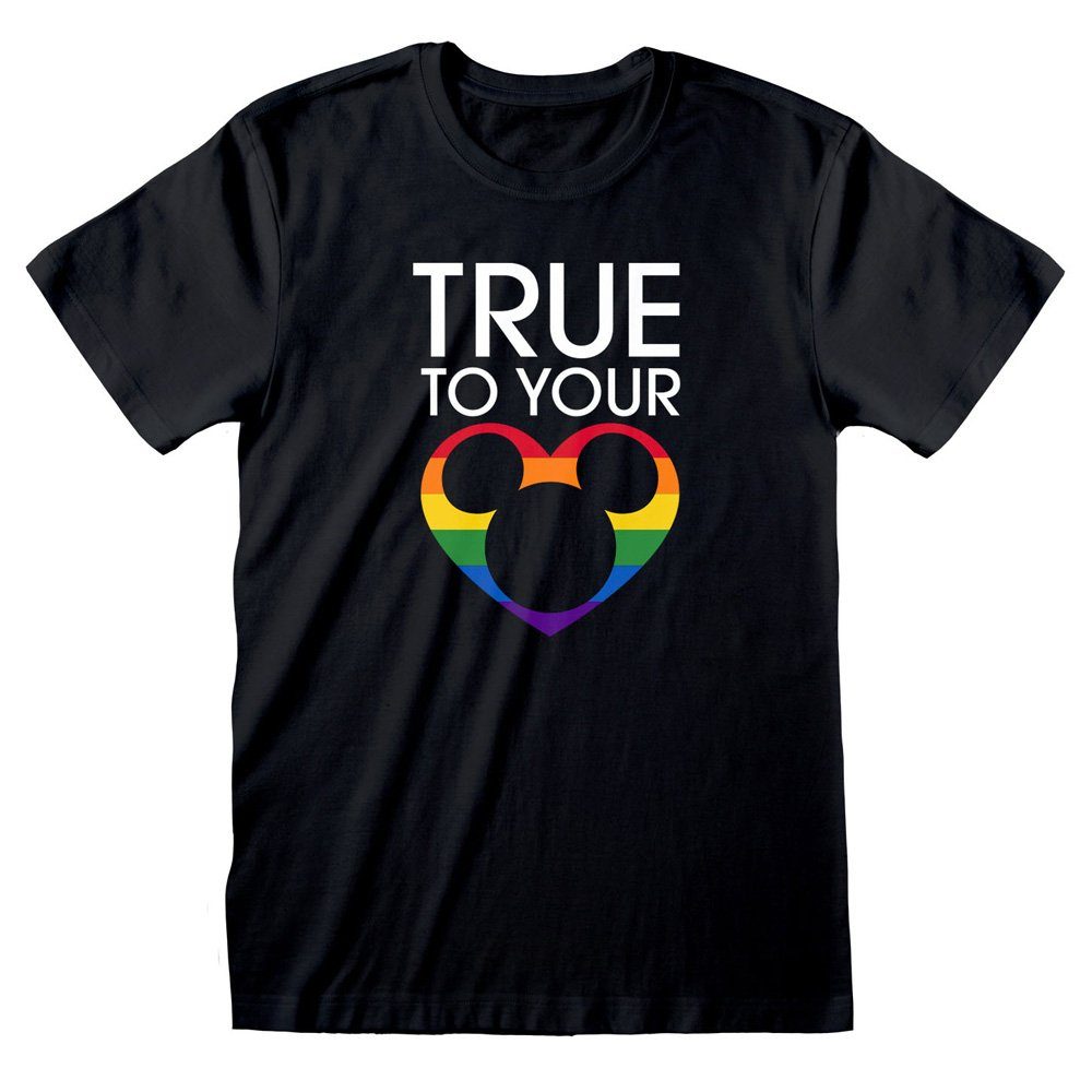 to - Heart Rainbow Print-Shirt Heroes your Inc Disney True T-Shirt