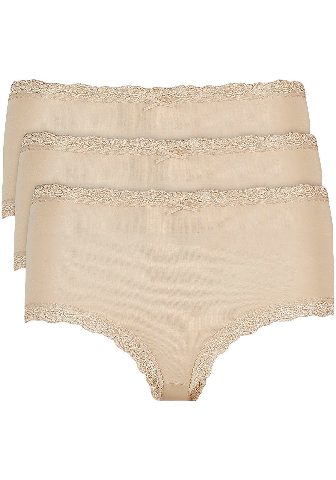 Nina Von C. Taillenslip "Cosy" (3er Pack) eng, elastisch, atmungsaktiv, bequem, feminin, mit Spitze
