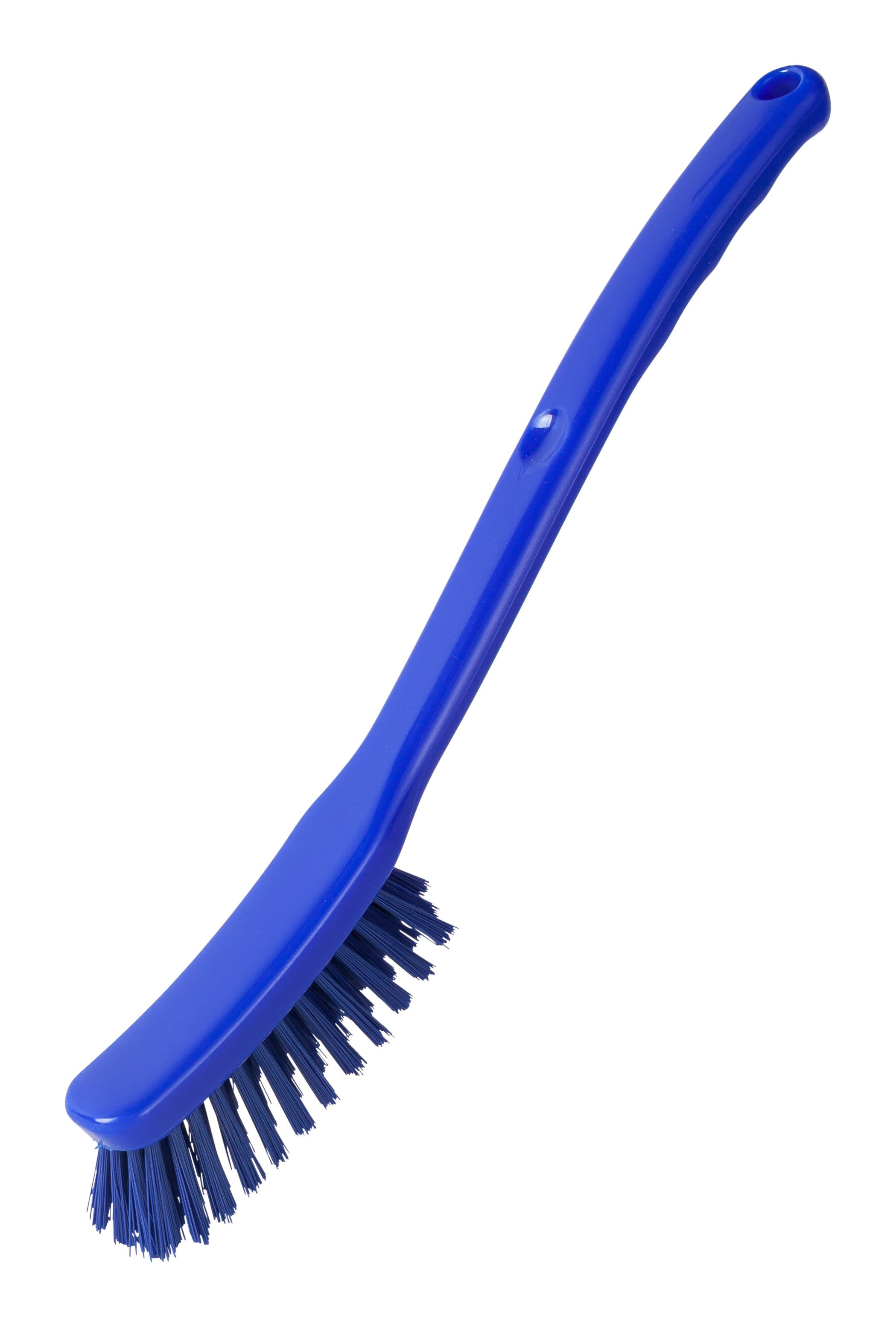 haug bürsten Reinigungsbürste Stielbürste schmall - in blau - ca. 295 x 25 x 55 mm, mittlere Borstenhäre aus PBT für gründliche Reinigung - PP Material