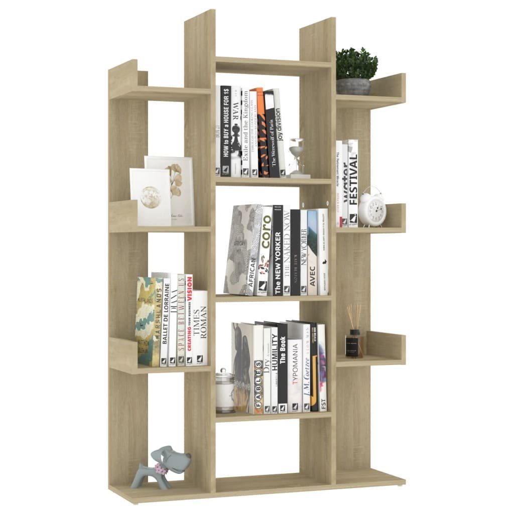 Holzwerkstoff Bücherregal 86x25,5x140 furnicato cm Sonoma-Eiche