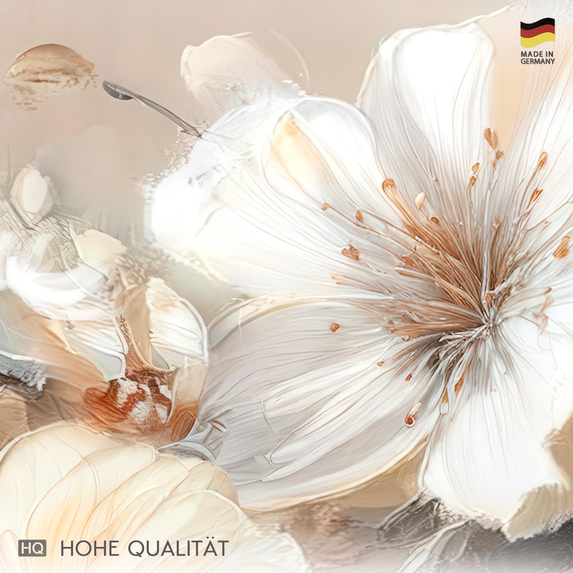 Runa Art XXL-Wandbild Blumen 100 x40 cm Bild Vlies Wohnzimmer Schlafzimmer Deko, Frühling