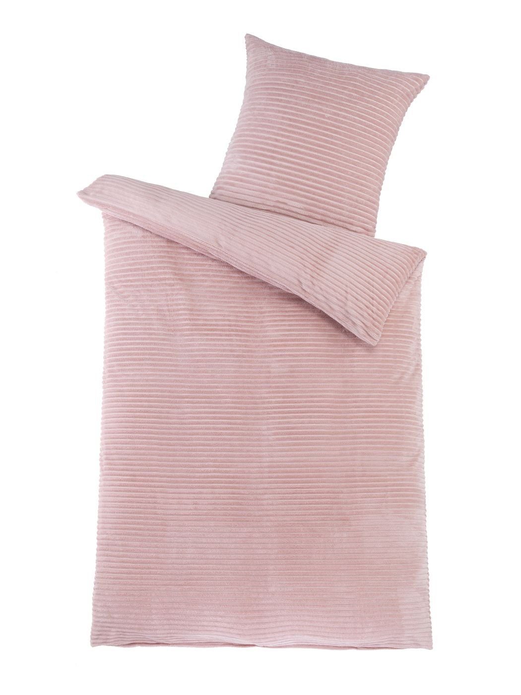 Bettwäsche microfaser bettwäsche 135x200 rosa, Optidream, Microfaser, 2 teilig, mikrofaser