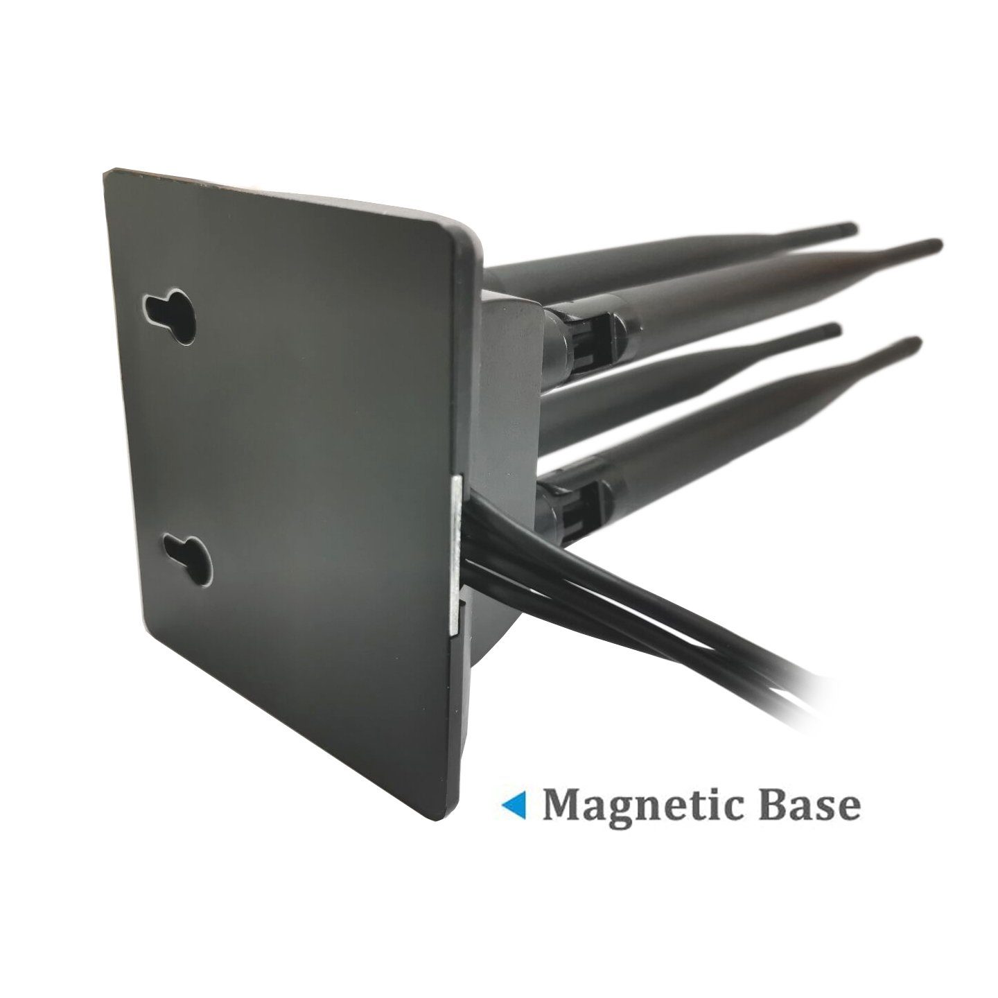 Bolwins I03D 3m 2.4G 5.8G WiFi Antenne 4x 6dBi RP-SMA Adapter Kabel Standfuss WLAN-Antenne (WLAN / 4G LTE (802.11 b/g/n/ac), für Innenbereich / Router & Netzwerkgeräte, Verstärkung: 6 dB), 4× 6 dBi Hochleistungsantennen, RP-SMA Anschluss