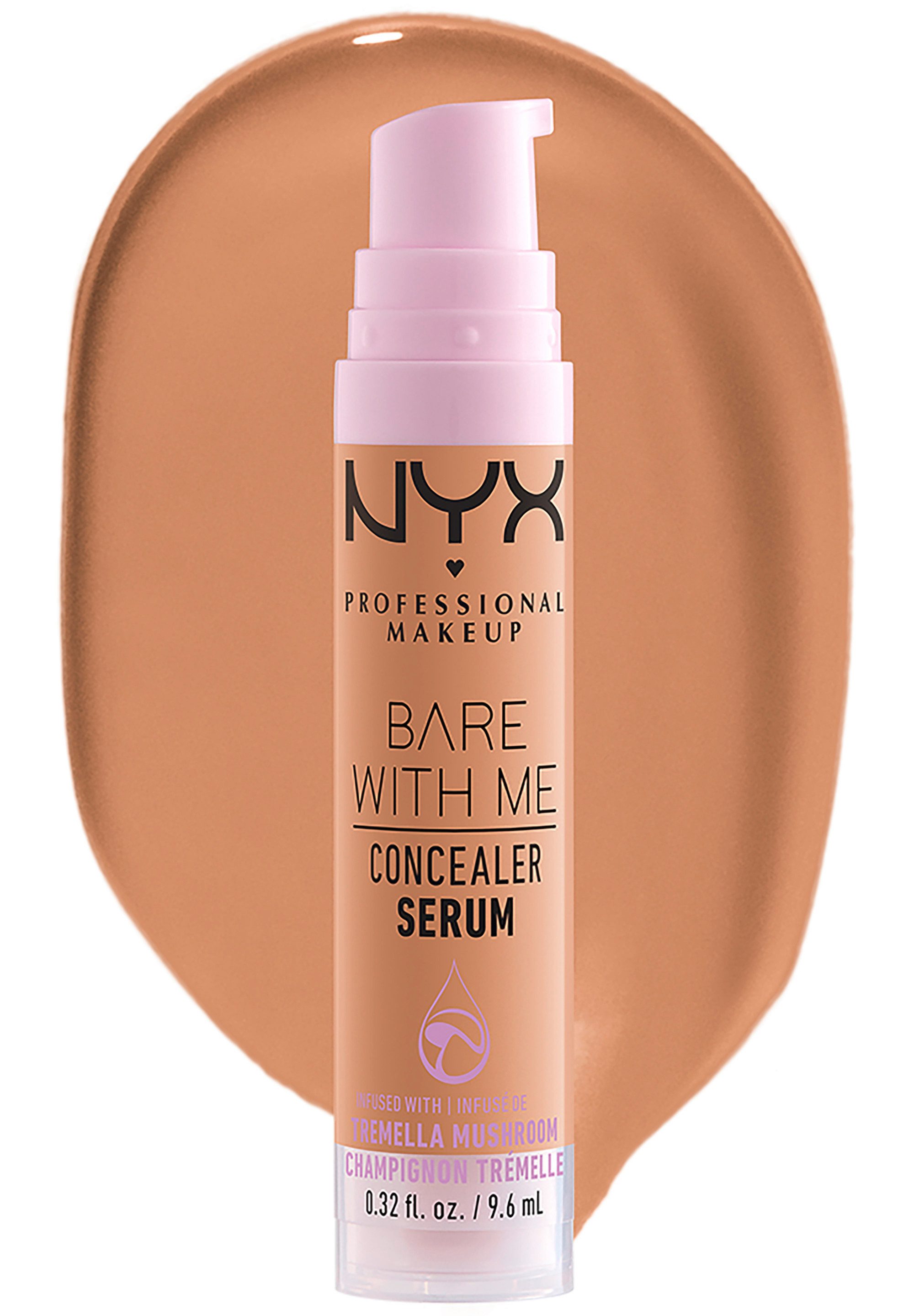 NYX PROFESSIONAL MAKEUP Concealer BARE WITH ME CONALER SERUM, mittlere Deckkraft, kaschiert, rote oder entzündete Hautstellen – Bild 2 von 5