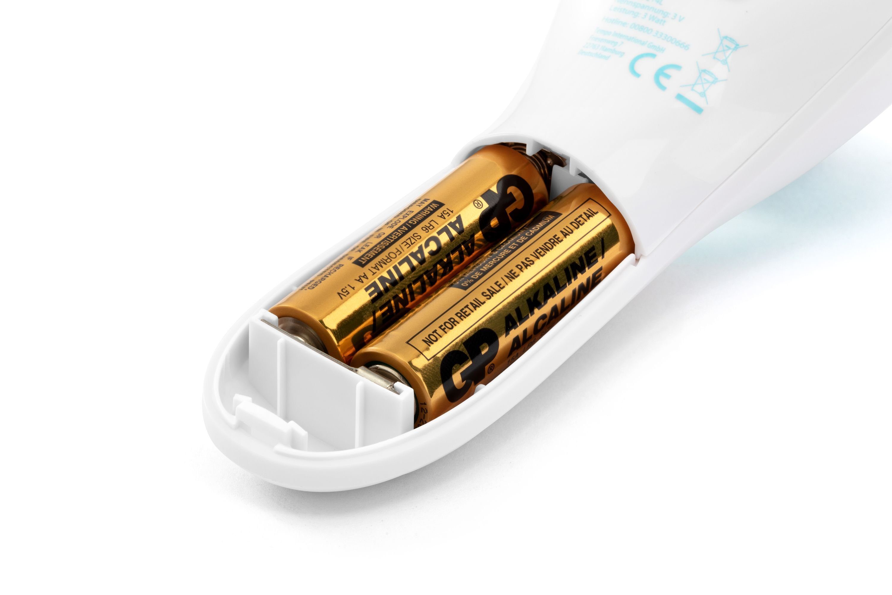 Linsar 2 transparente Elektrischer Batterien LED-Leuchte Schutzkappe, Schleifrollen, + Hornhautentferner