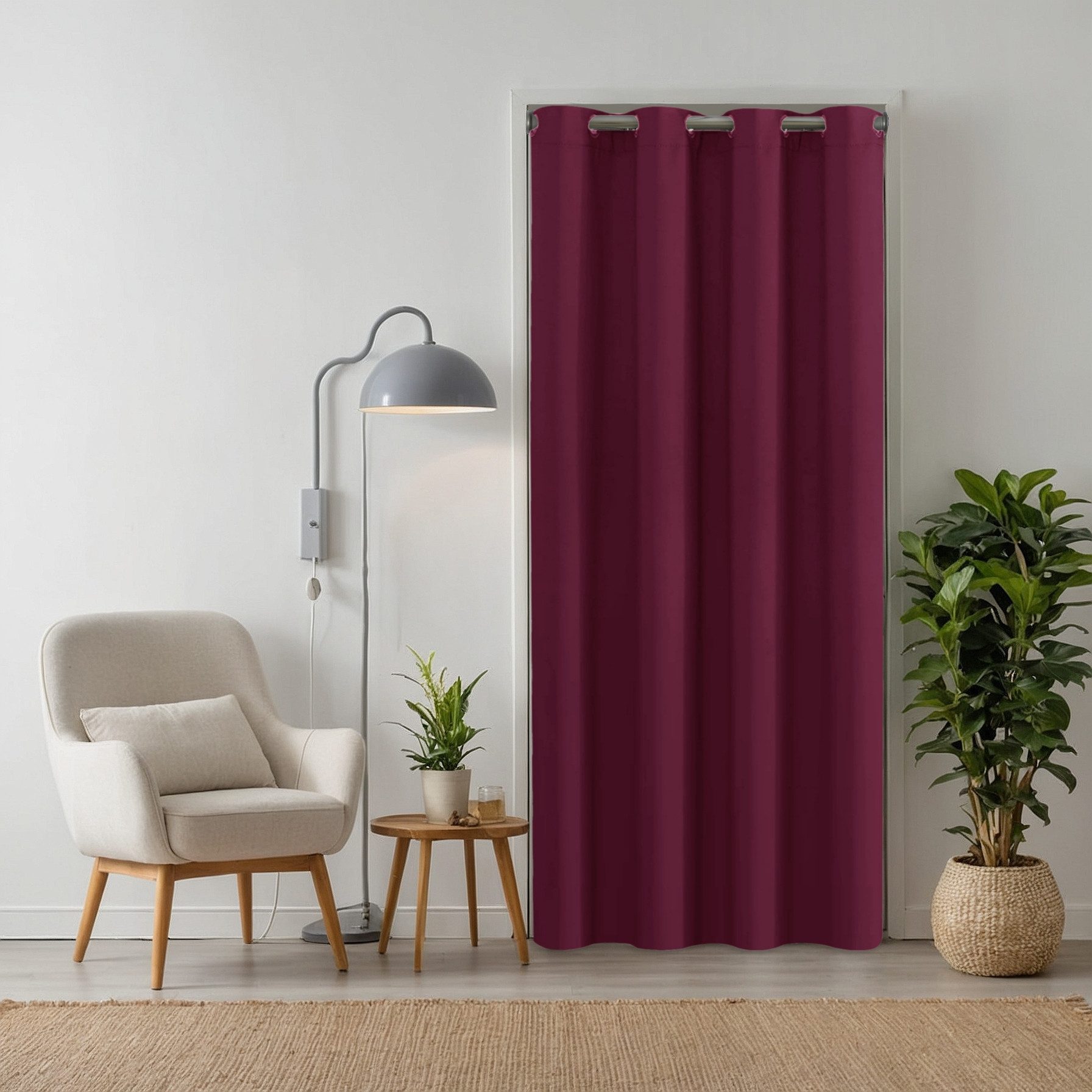 tinycurtains Türvorhang für alle gängigen Türgrößen, Thermovorhang (ohne St günstig online kaufen