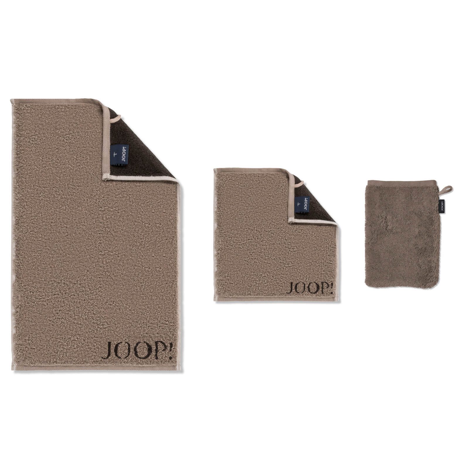 Cawö Handtuch Gästetuch Classic Doubleface Mocca günstig online kaufen