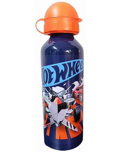 Hot Wheels Trinkflasche, Kinder Sport-Aluminiumflasche 520 ml BPA frei