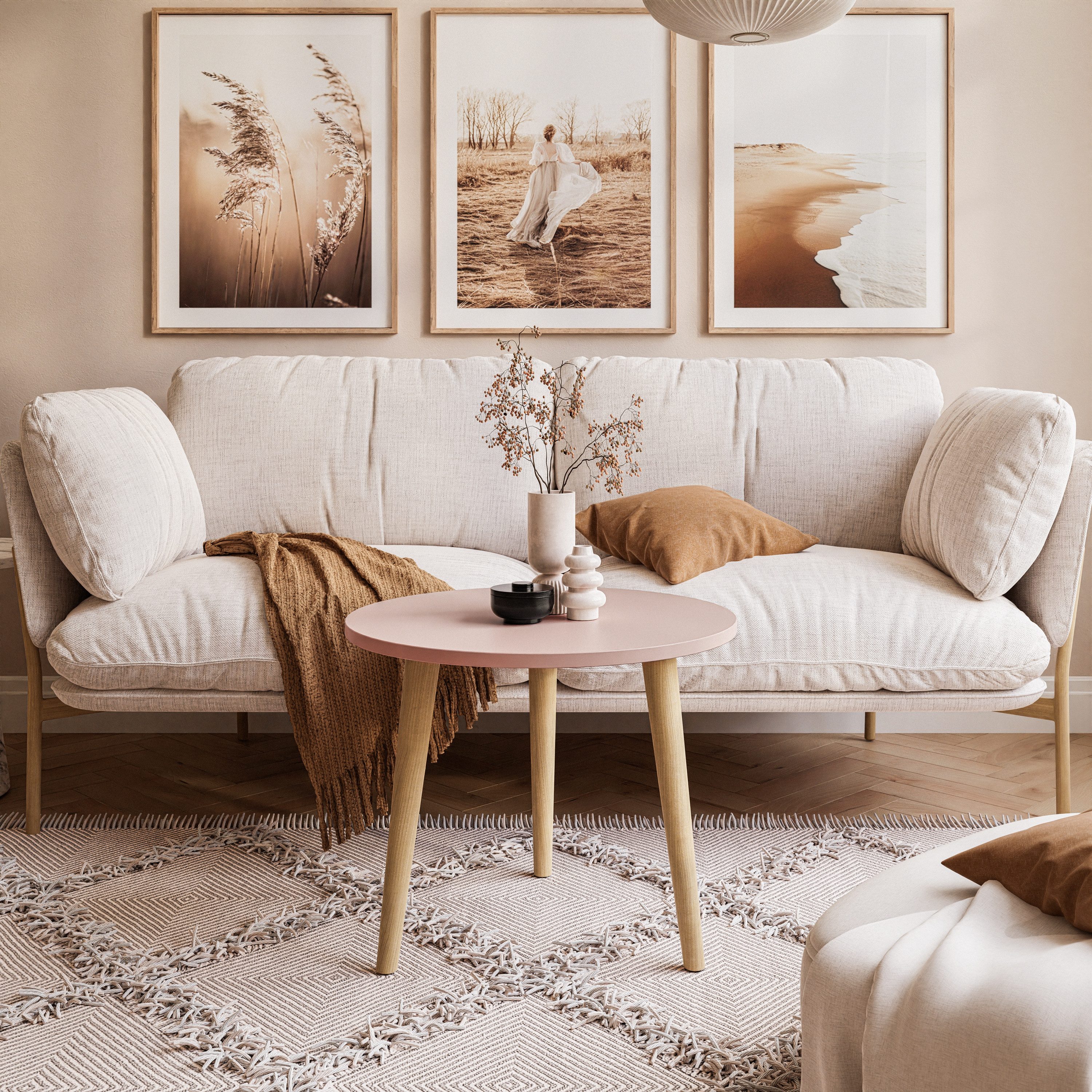 Lookway Couchtisch HARMONY Roundsofatisch