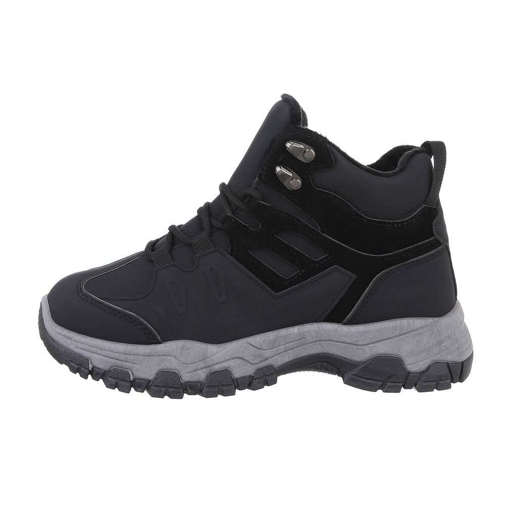 Ital-Design Damen High-Top Freizeit Sneakerboots Flach Sneakers High in Sch günstig online kaufen