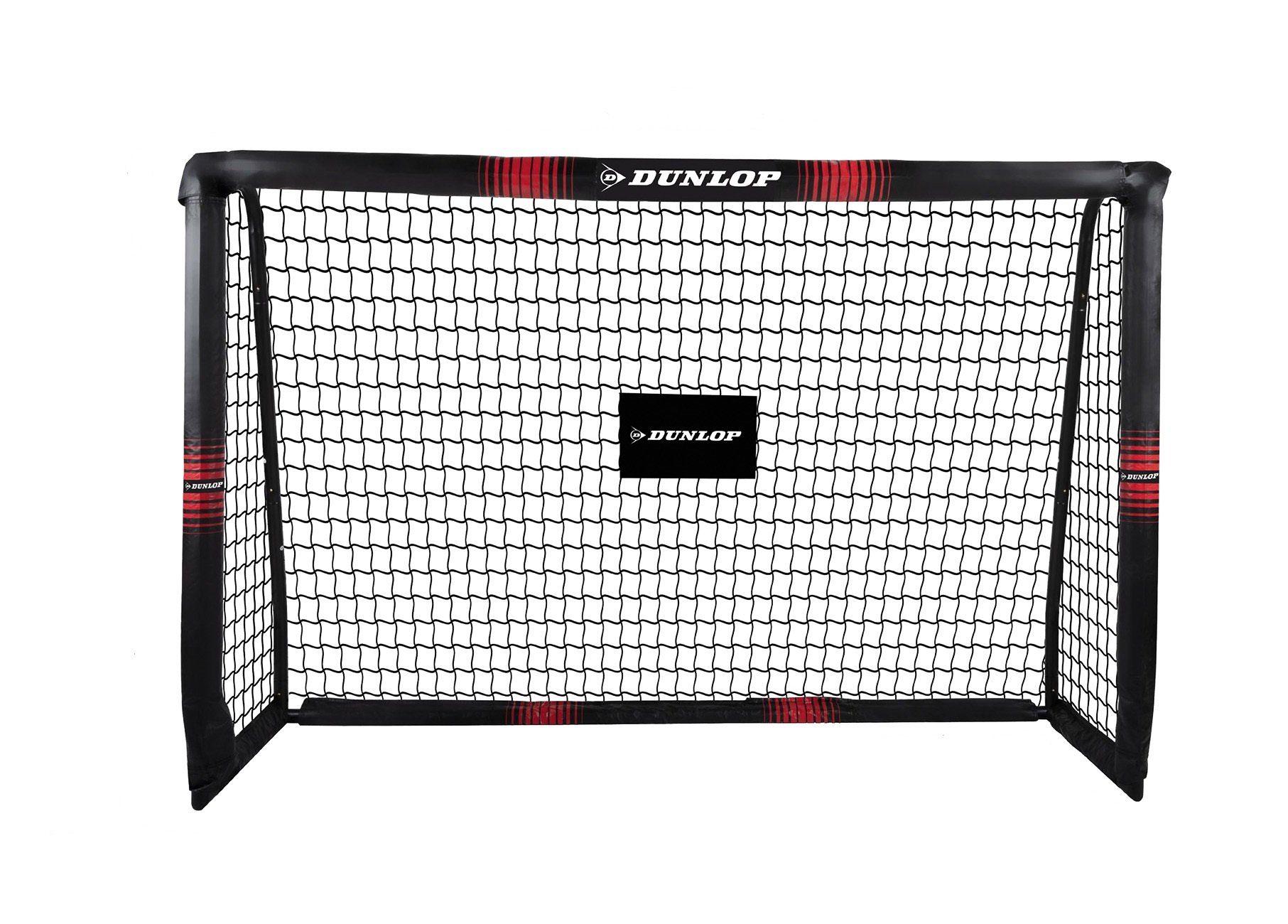 Dunlop Fußballtor Garten Fußballtor (Tor mit Netz, Stahlrohrrahmen