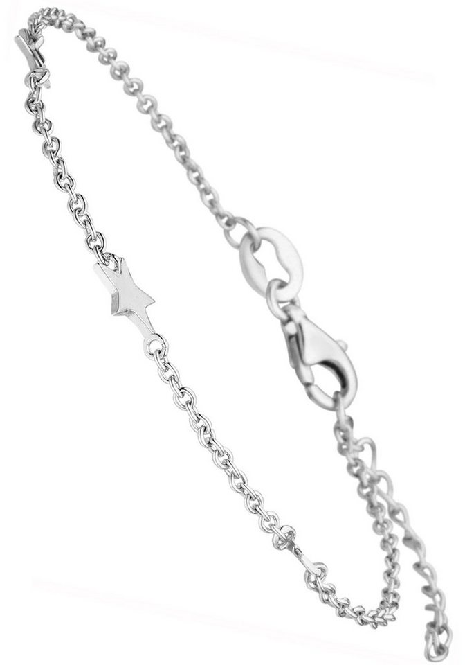 JOBO Armband Sterne, 925 Silber 19 cm