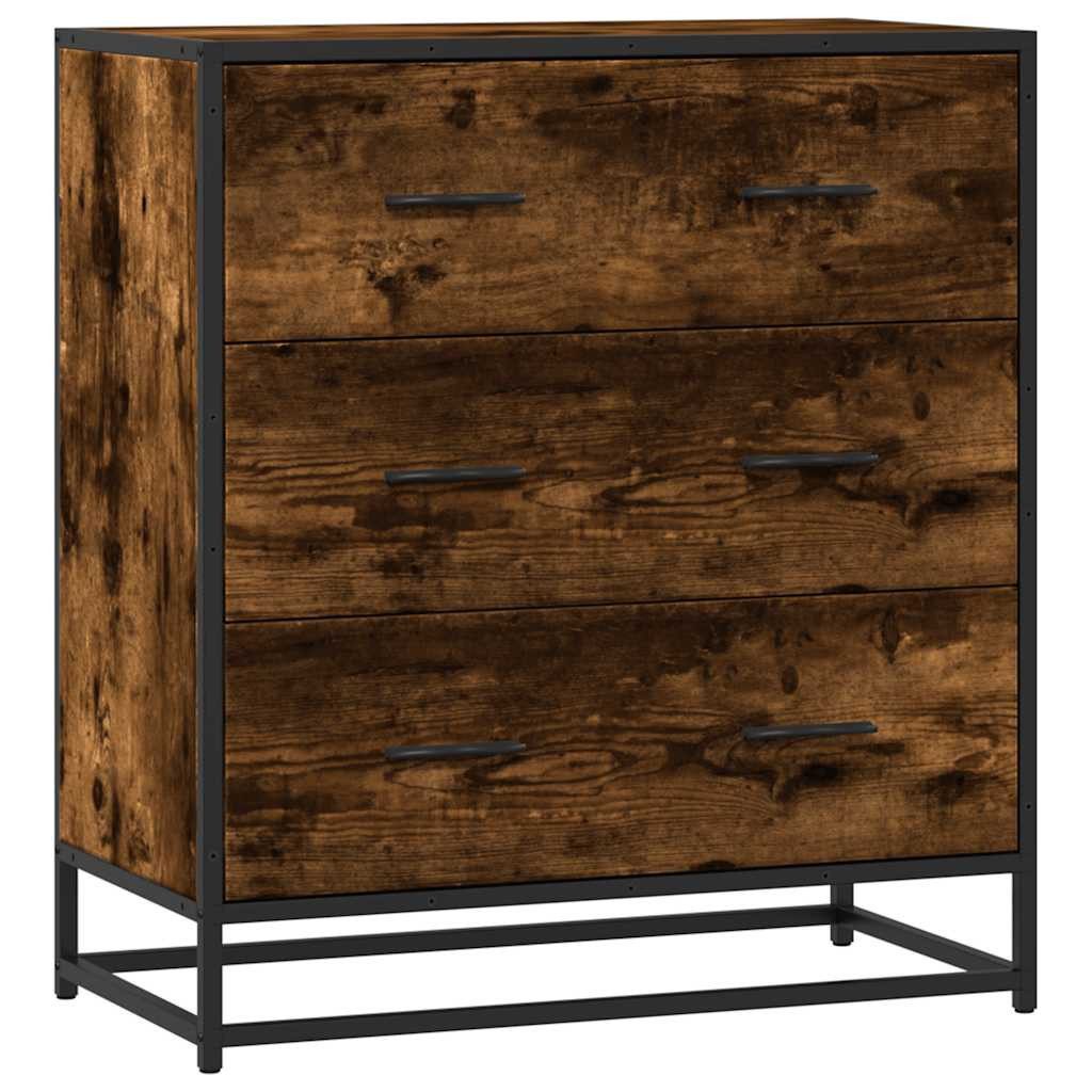 vidaXL Sideboard Sideboard Räuchereiche 68x35x76 cm günstig online kaufen