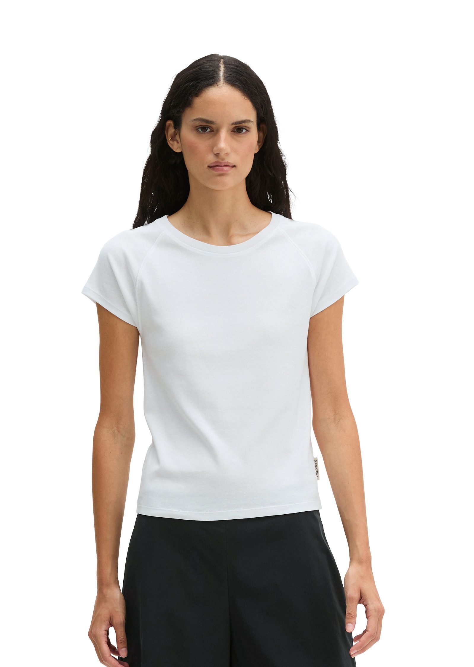 Marc O'Polo T-Shirt aus Organic-Cotton-Rib-Jersey