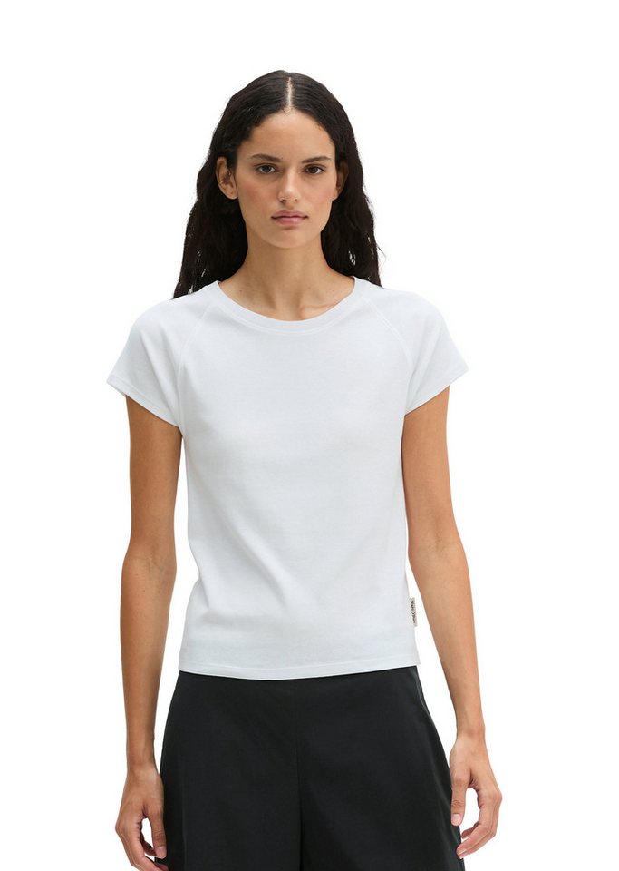 Marc O'Polo T-Shirt aus Organic-Cotton-Rib-Jersey