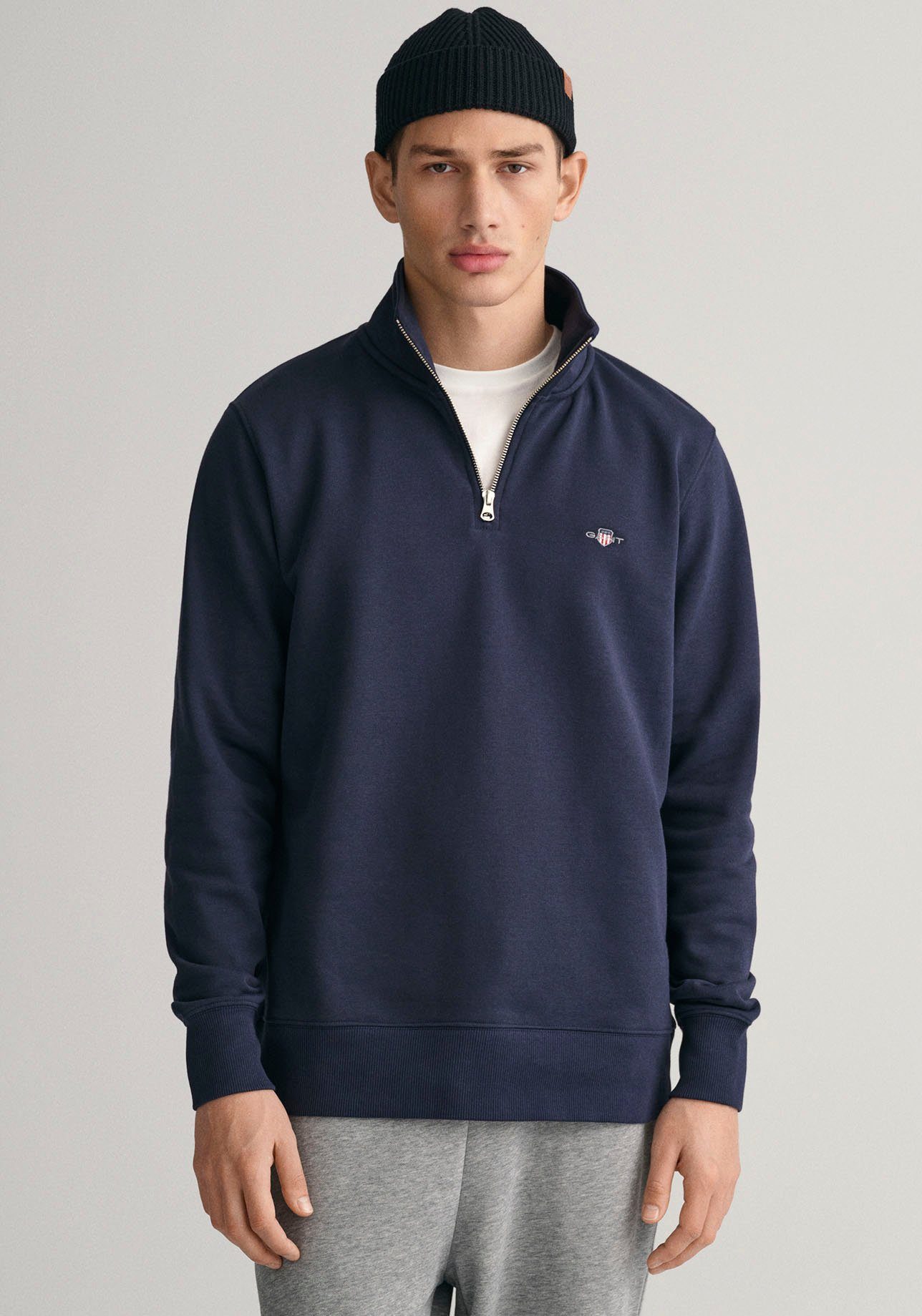 Gant Sweatshirt REG SHIELD HALF ZIP günstig online kaufen