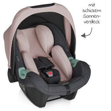 ABC Design Babyschale Tulip - Diamond Edition - Bubble, bis: 13 kg, Gruppe 0+ Baby Autositz - ab Geburt bis 13 kg inkl. Zusatzverdeck