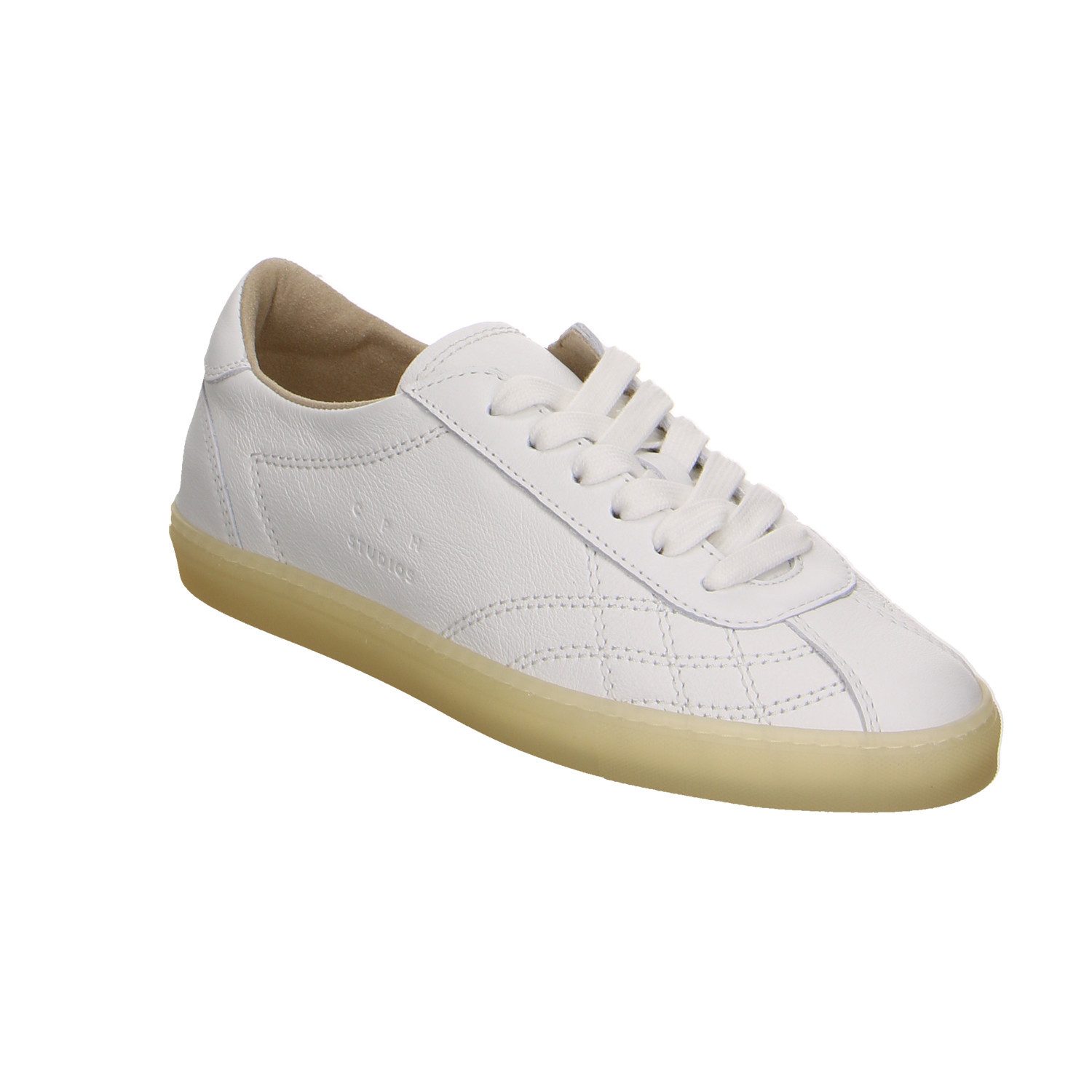 Copenhagen Studios Copenhagen Cph121 White Leder Schnürschuhe weiss Schnürschuh